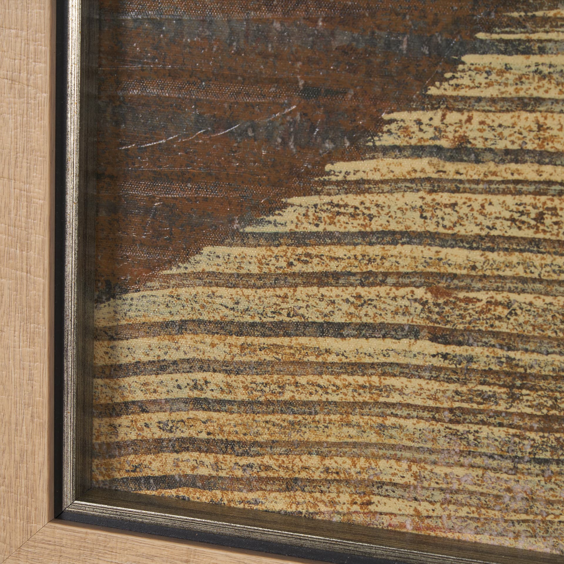 Solar Wind I by Mercana Studio a Hand Embellished Textured Framed Art Print — product photograph