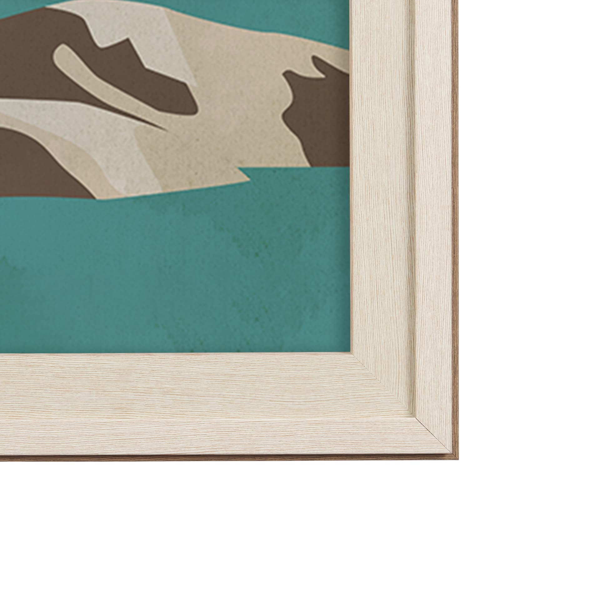 Alaska Go USA (XL) by Mercana Studio a Hand Embellished Decograph Framed Art Print under Glass — product photograph