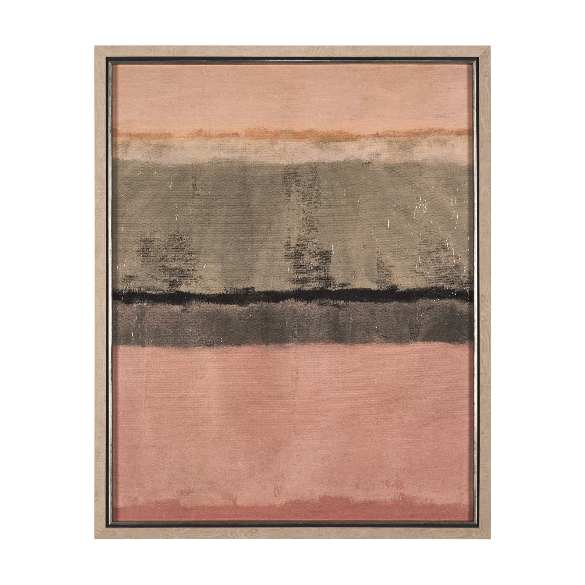 Quiet Echoes - Ebb by Mercana Studio a Hand Embellished Textured Framed Art Print — product photograph