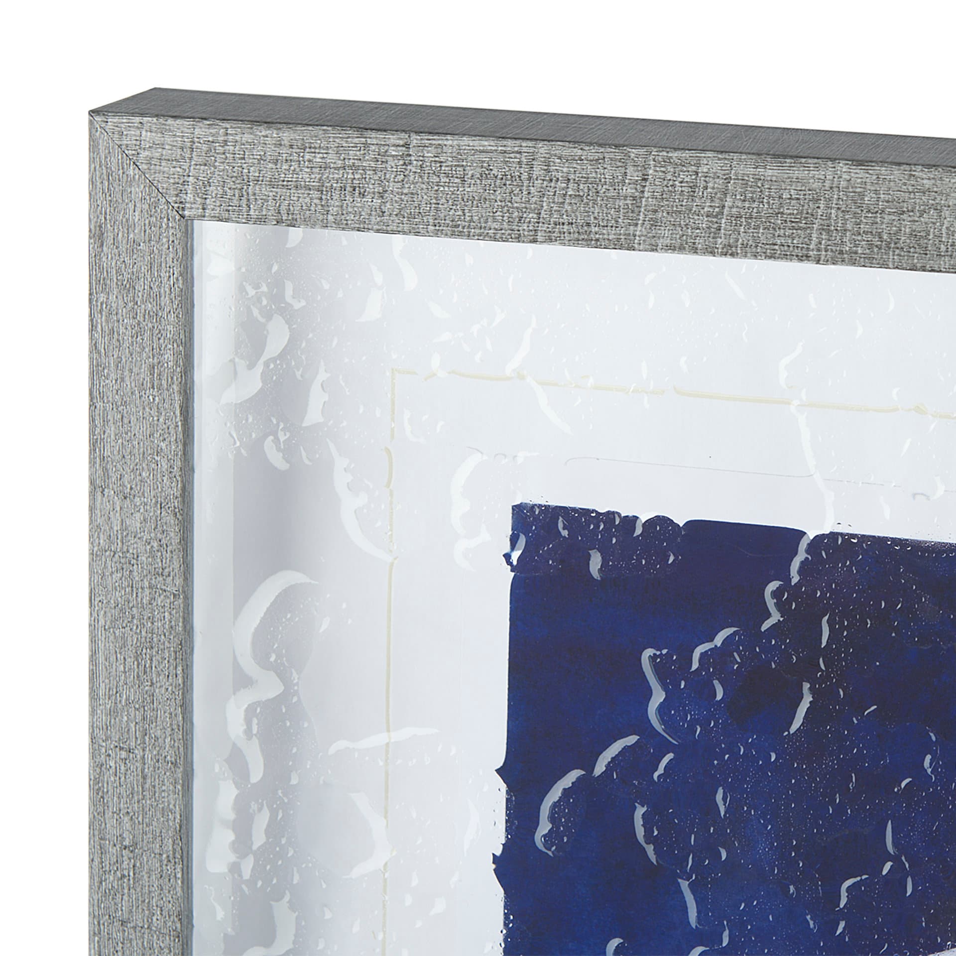 Sea Turtle Shadow II by Grace Popp a Hand Embellished Textured Framed Art Print Matted under Glass — product photograph