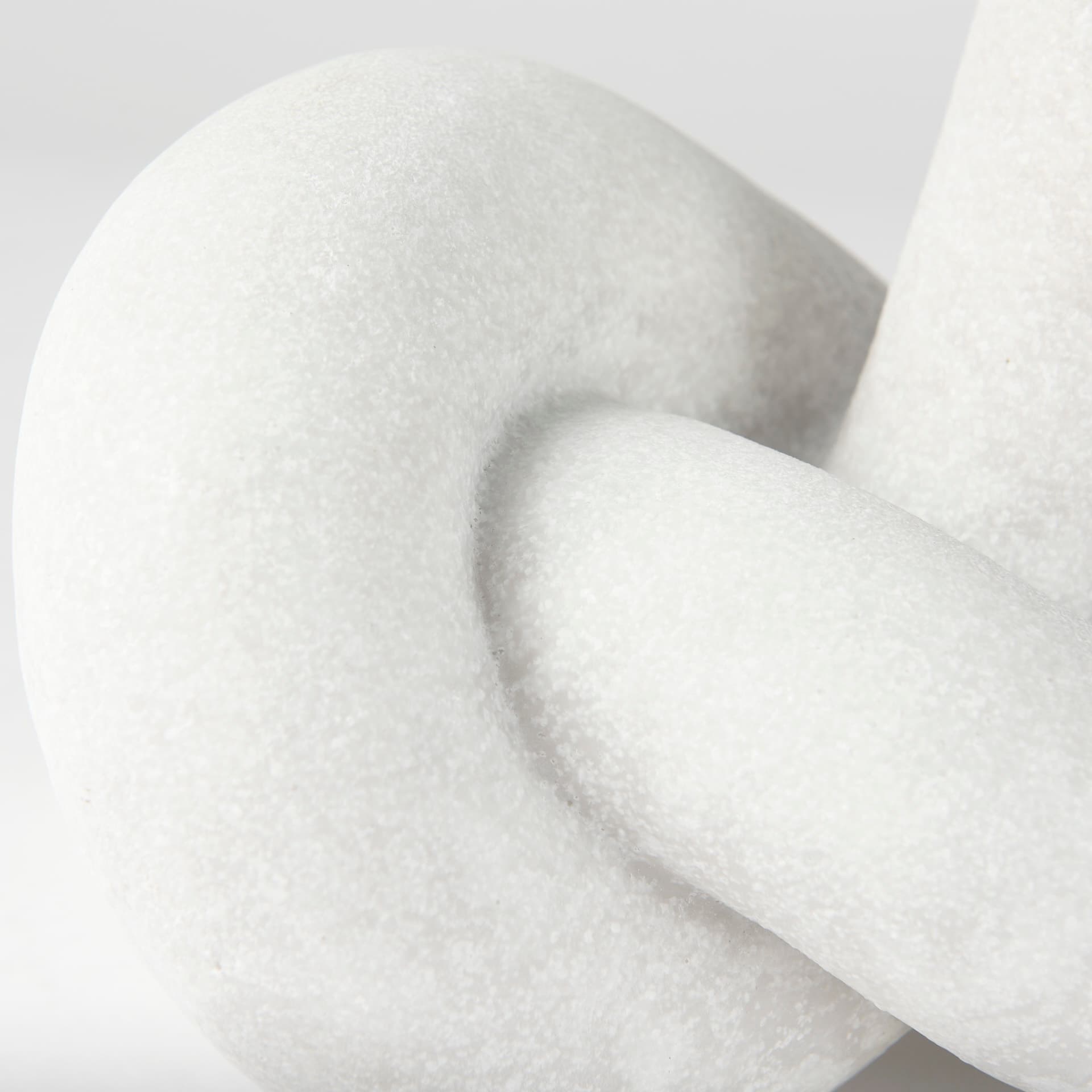 Otto Granite Resin Small Knot Sculpture Decorative Object — product photograph