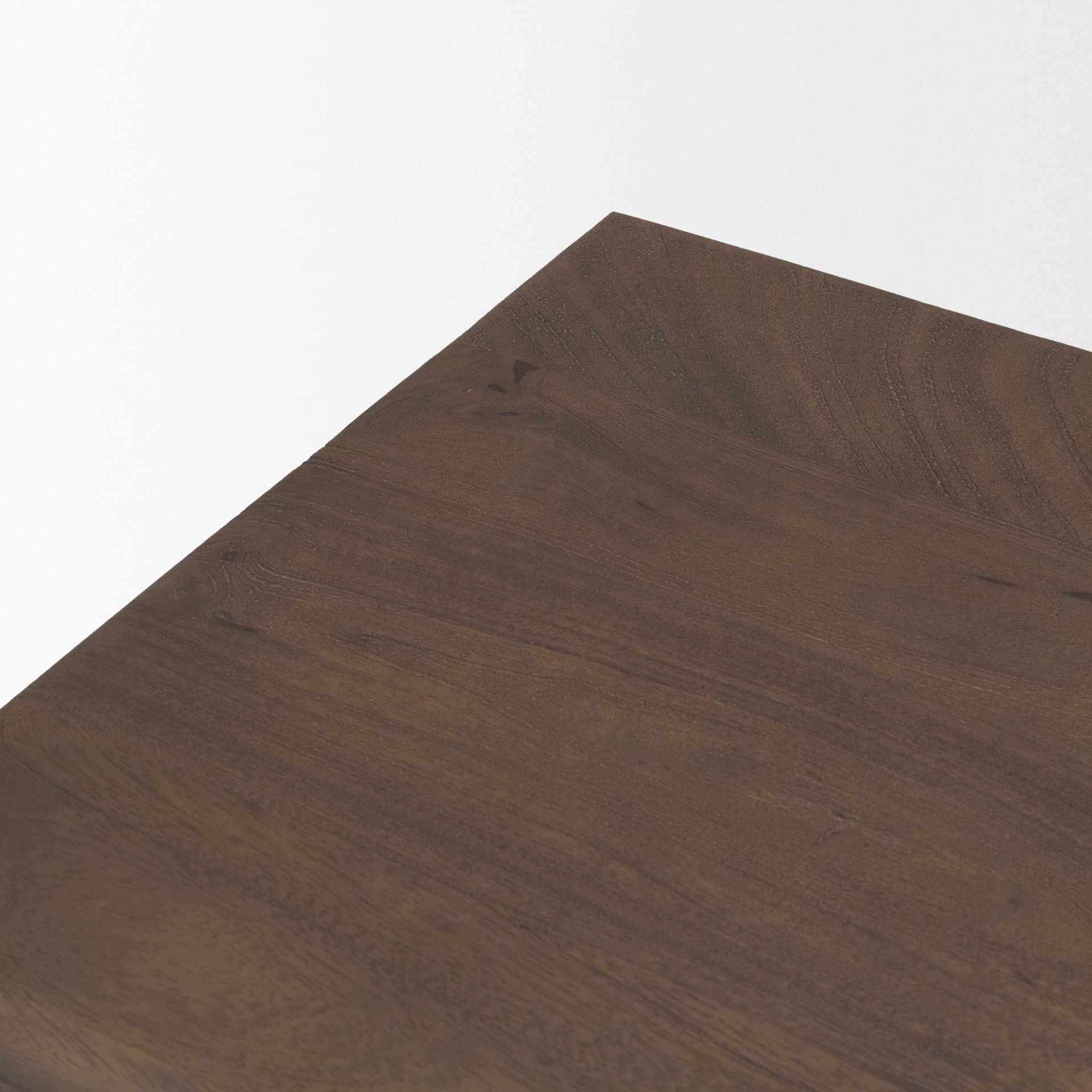 Angeline Spool Turned End Table | Dark Brown Wood | 1 Drawer — product photograph