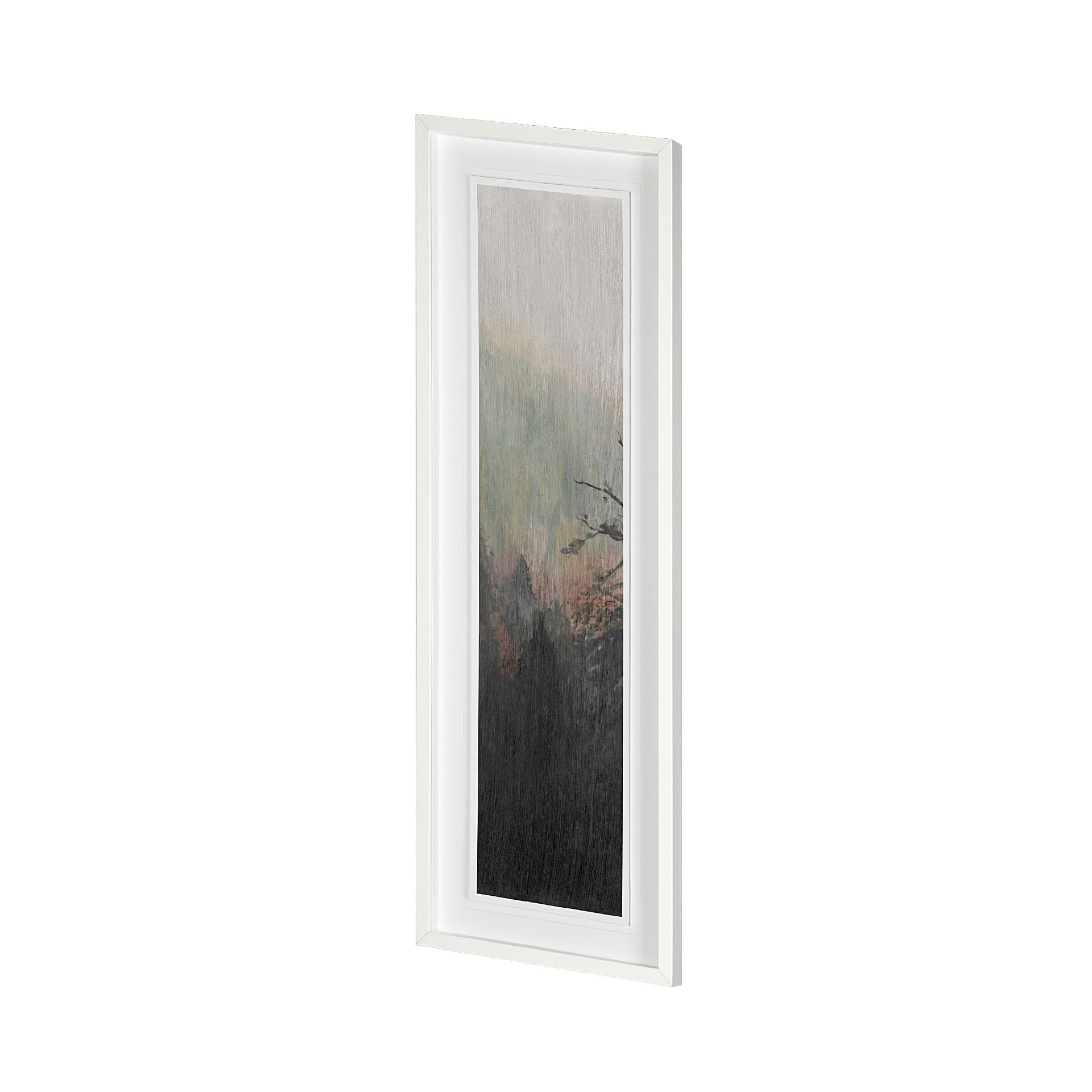 Pacific Northwest Panel IV by Sandra Lafrate Hand Embellished Framed Art Print Matted under Glass — product photograph