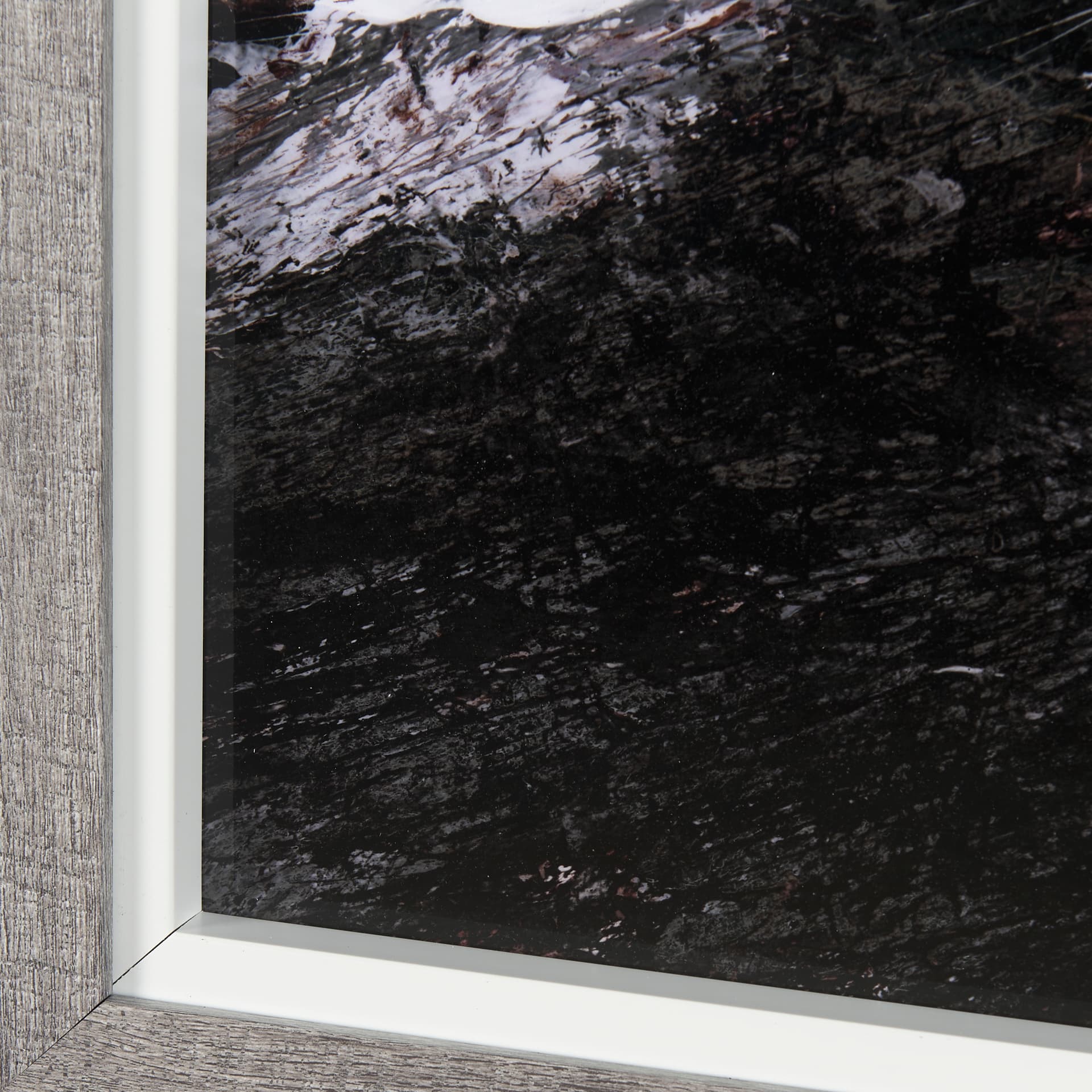 Sakura Rain II by Mercana Studio a Hand Embellished Textured Framed Art Print Matted under Glass — product photograph