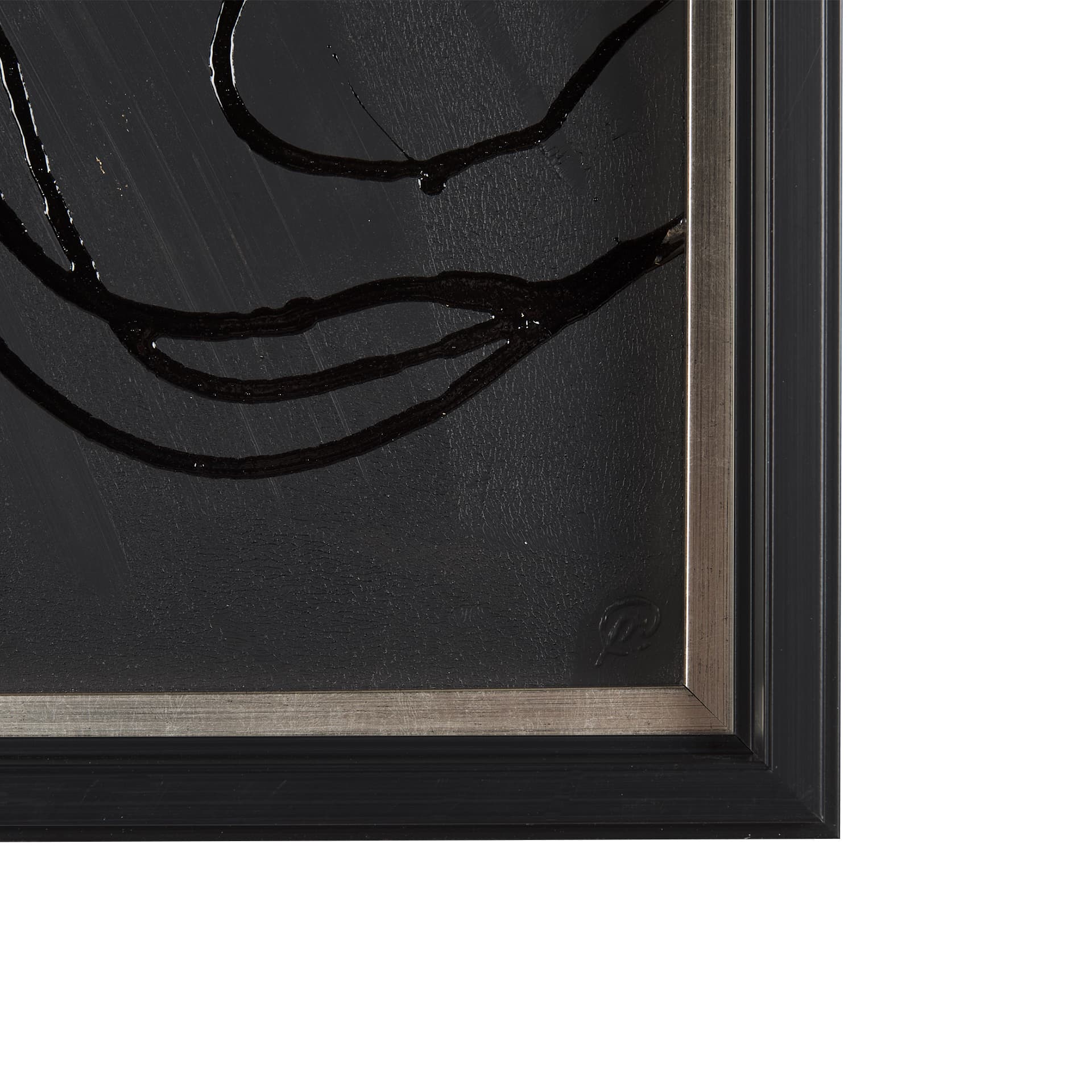 Bee Dance I by Studio M a handmade Original Framed 3D Textured Artwork — product photograph