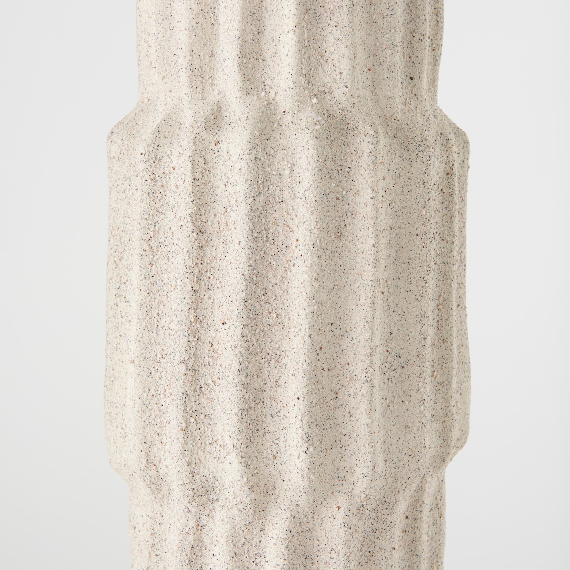 Cardon 23.0H Cream Ceramic Vase — product photograph