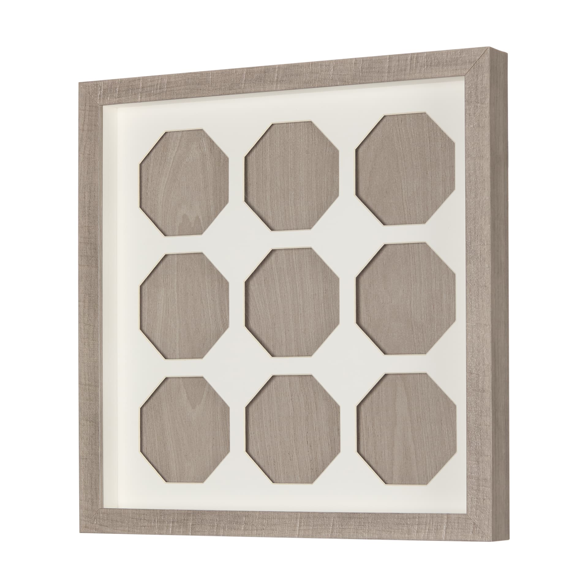 Wood Grain Silhouette I by Studio M a Framed Art Print Matted under Glass — product photograph
