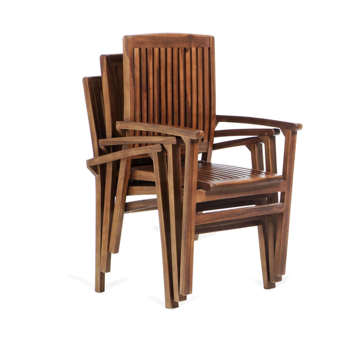 Teak Stacking Chair TD24 — product photograph