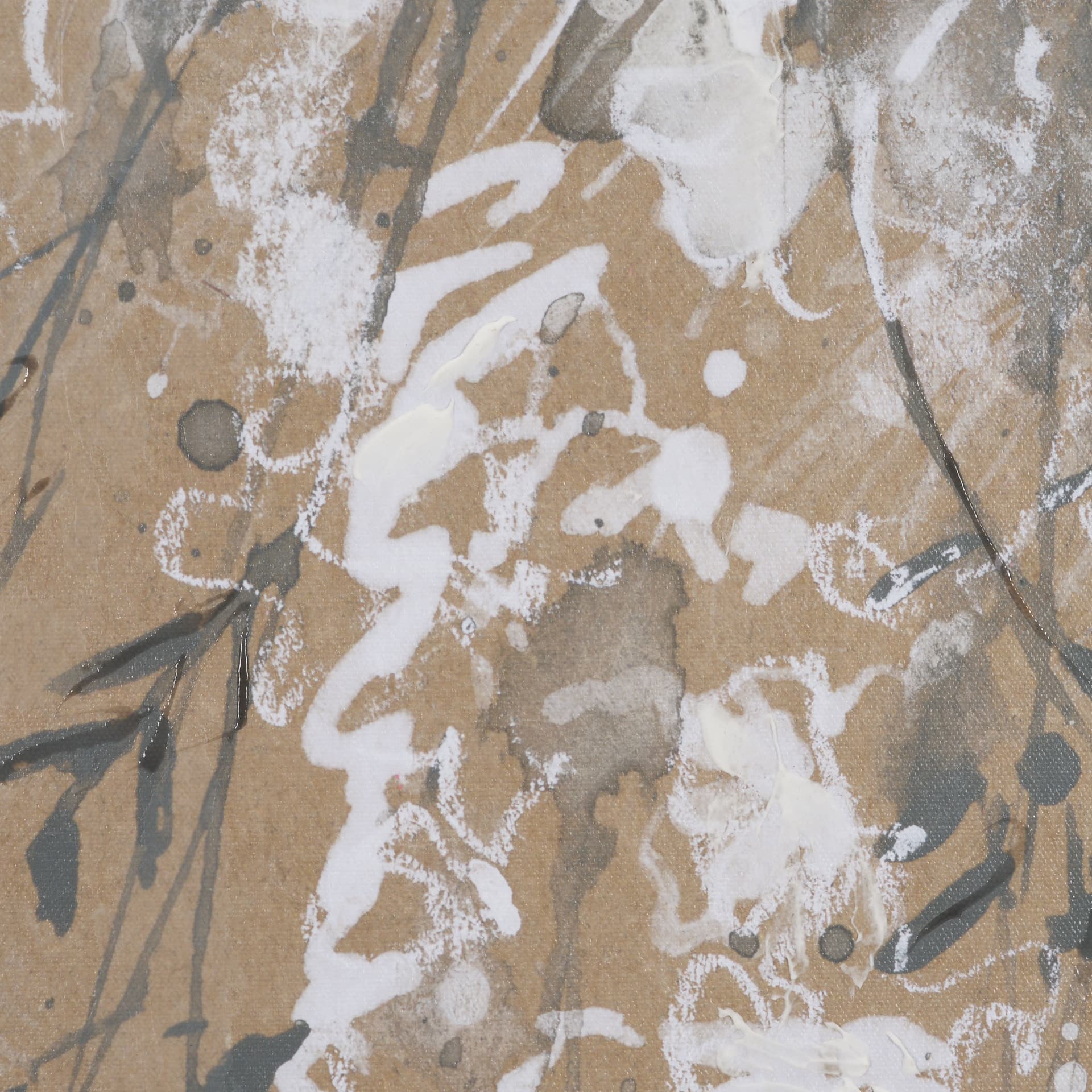 White Wisteria II by Mercana Studio Hand-Embellished Textured Framed Canvas Artwork — product photograph