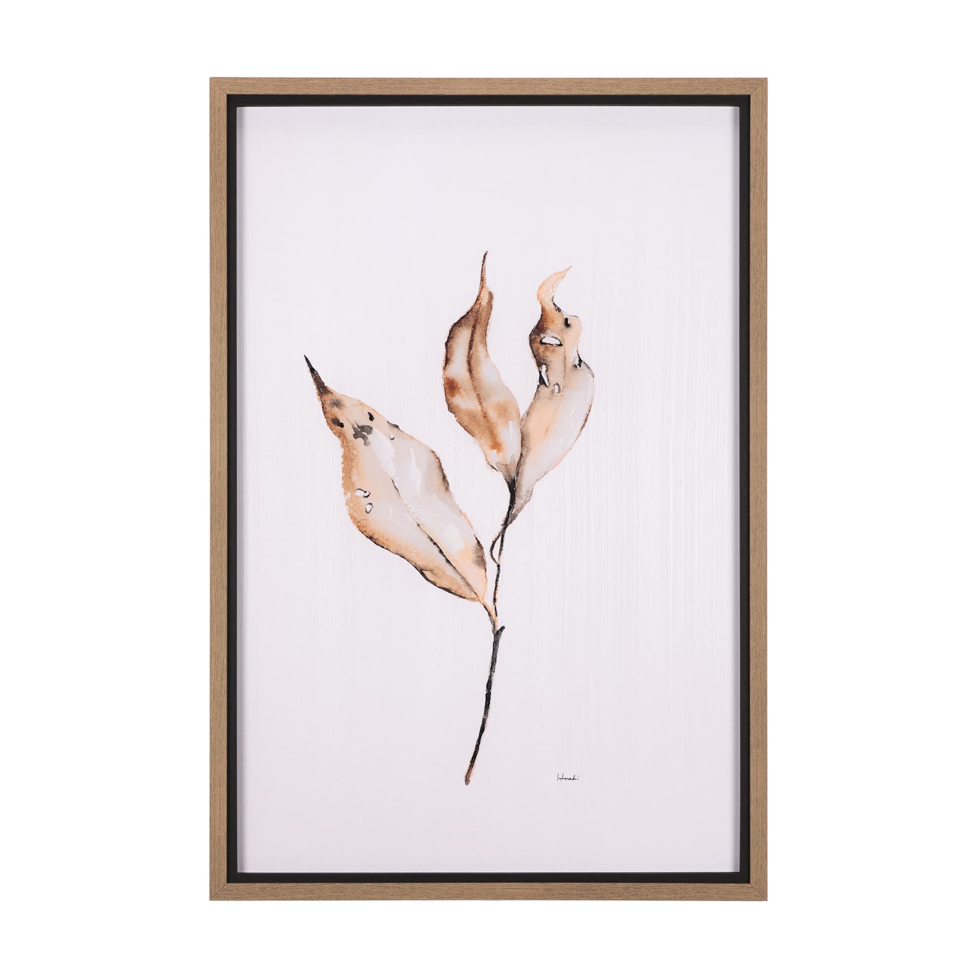 Autumn Message I by Mercana Studio a Hand Embellished Textured Framed Art Print — product photograph