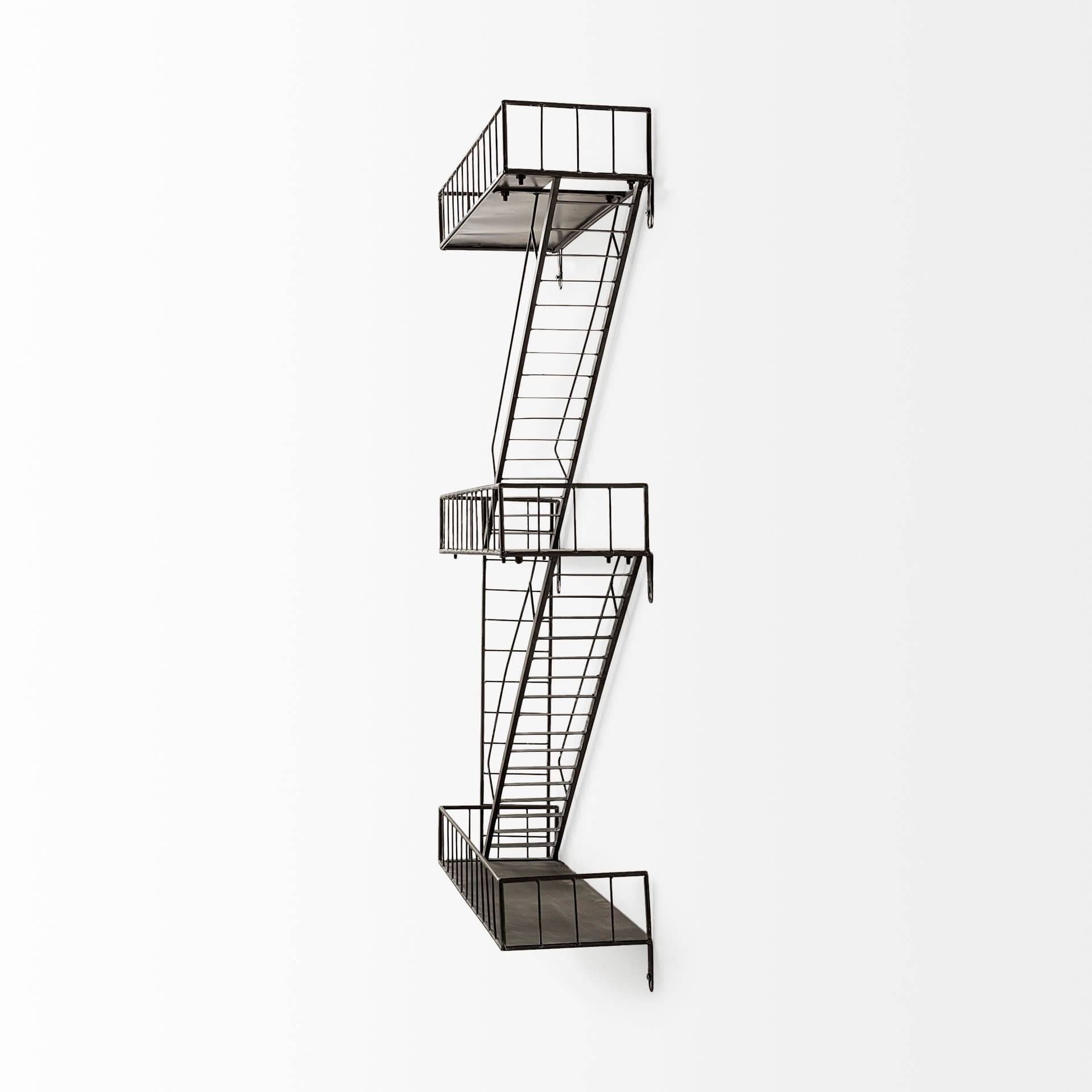 Gastown 42H Wall Mounted Fire Escape Shelf — product photograph