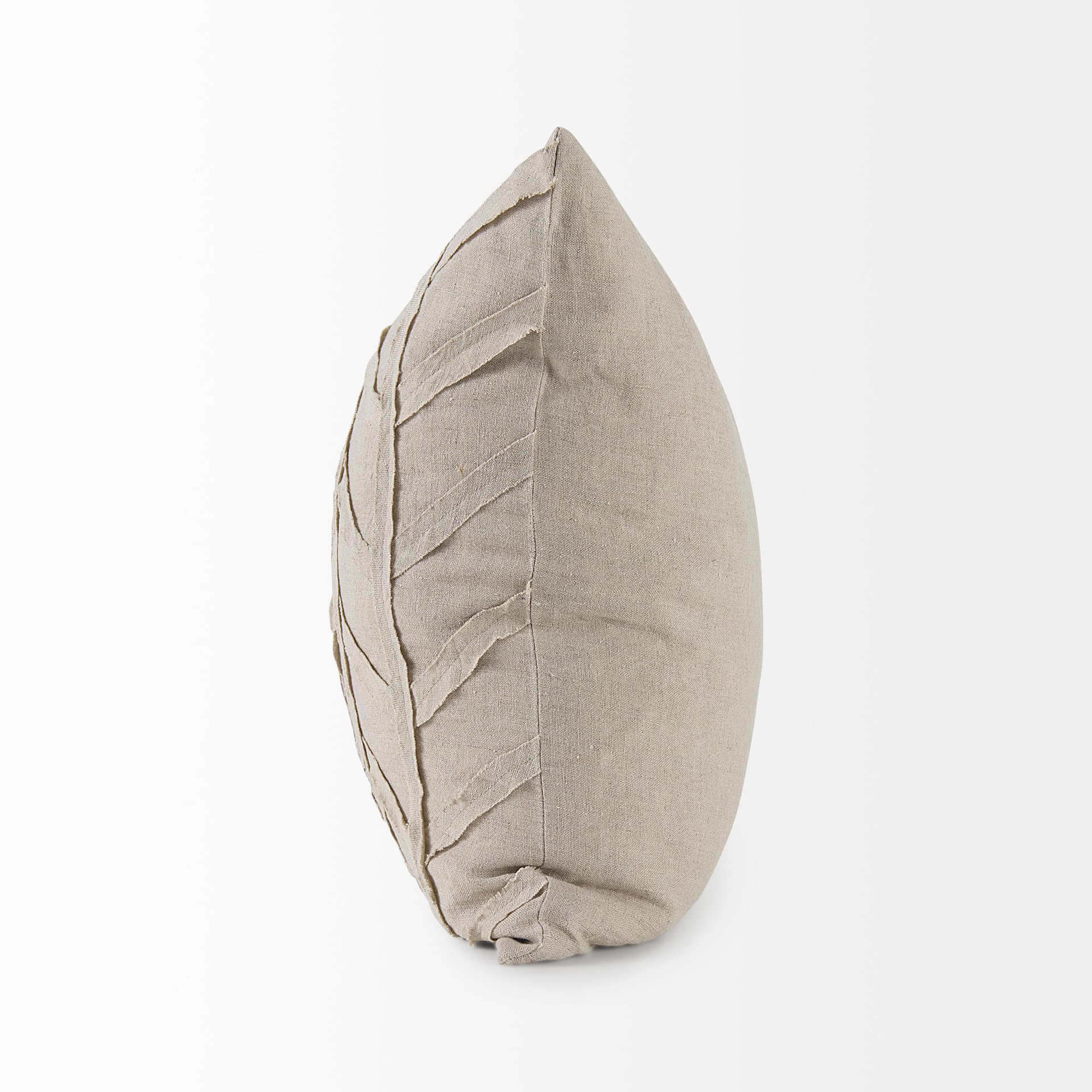 Ivivva 20x20 Beige Fabric Textured Pillow Cover — product photograph