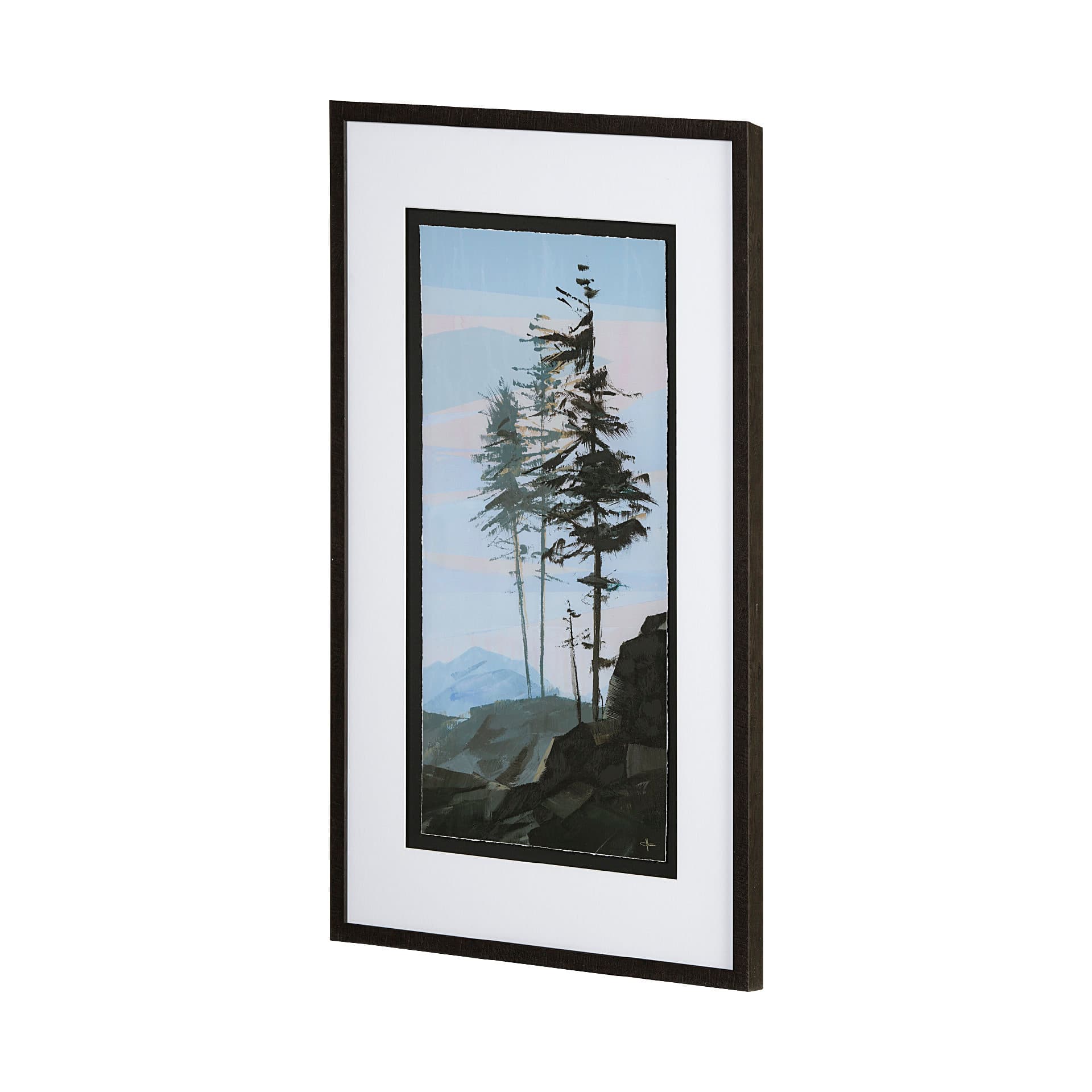 Guardian II by Jonathan Klassen a Hand Embellished Textured Framed Art Print Matted under Glass — product photograph