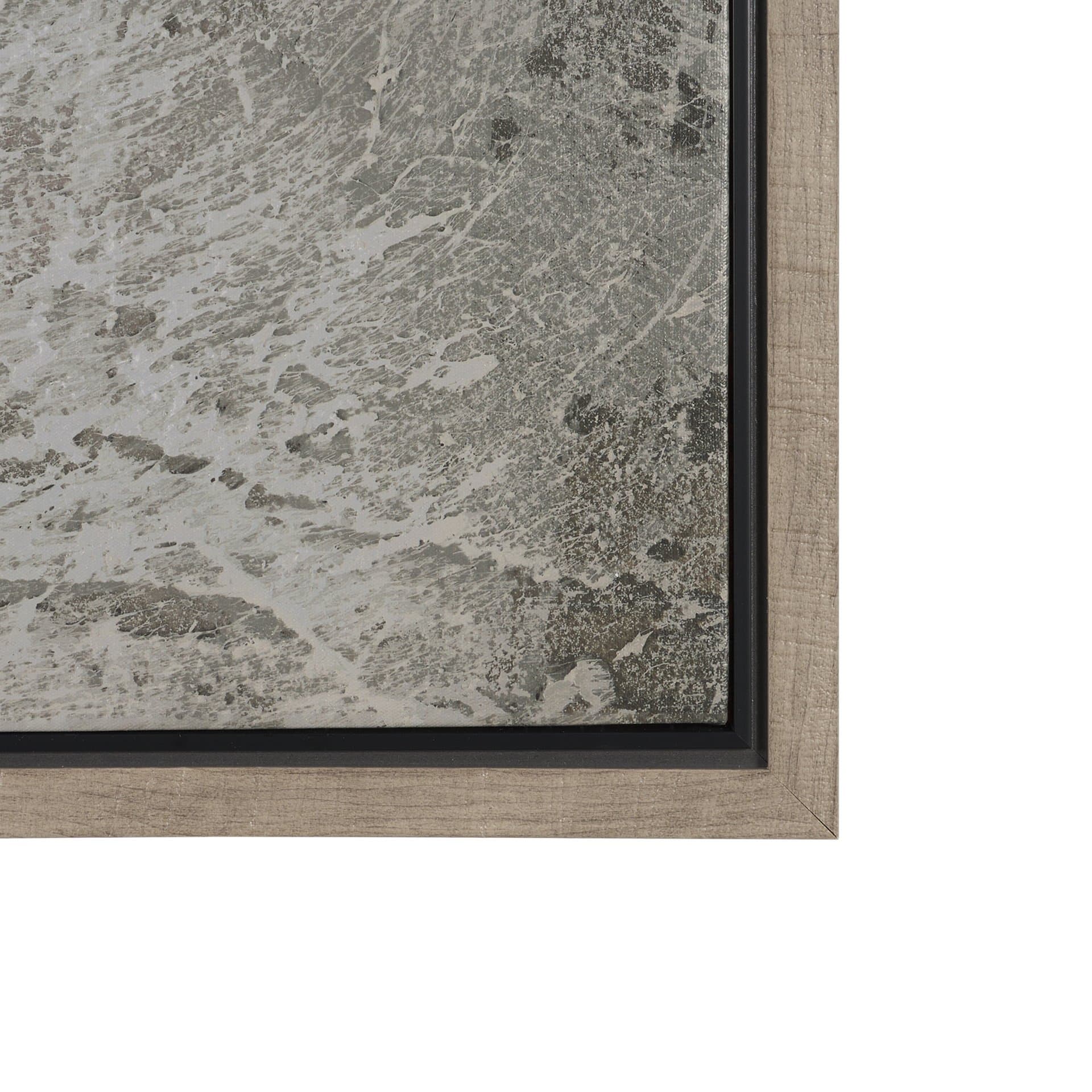 Verdant I by Mercana Studio Hand-Embellished Textured Framed Canvas Artwork — product photograph