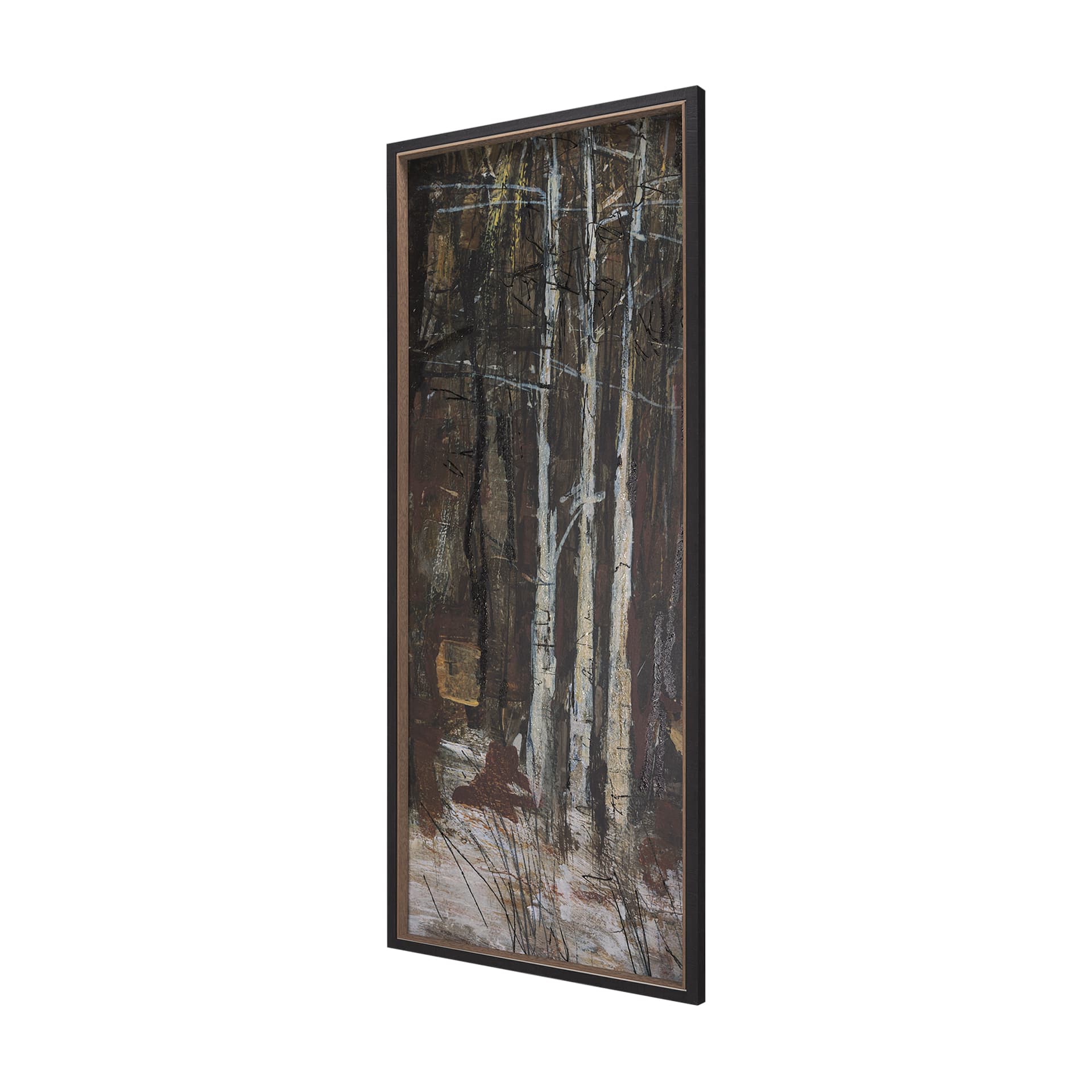 Forest View VI by Mercana Studio a Hand Embelished Textured Framed Art Print — product photograph