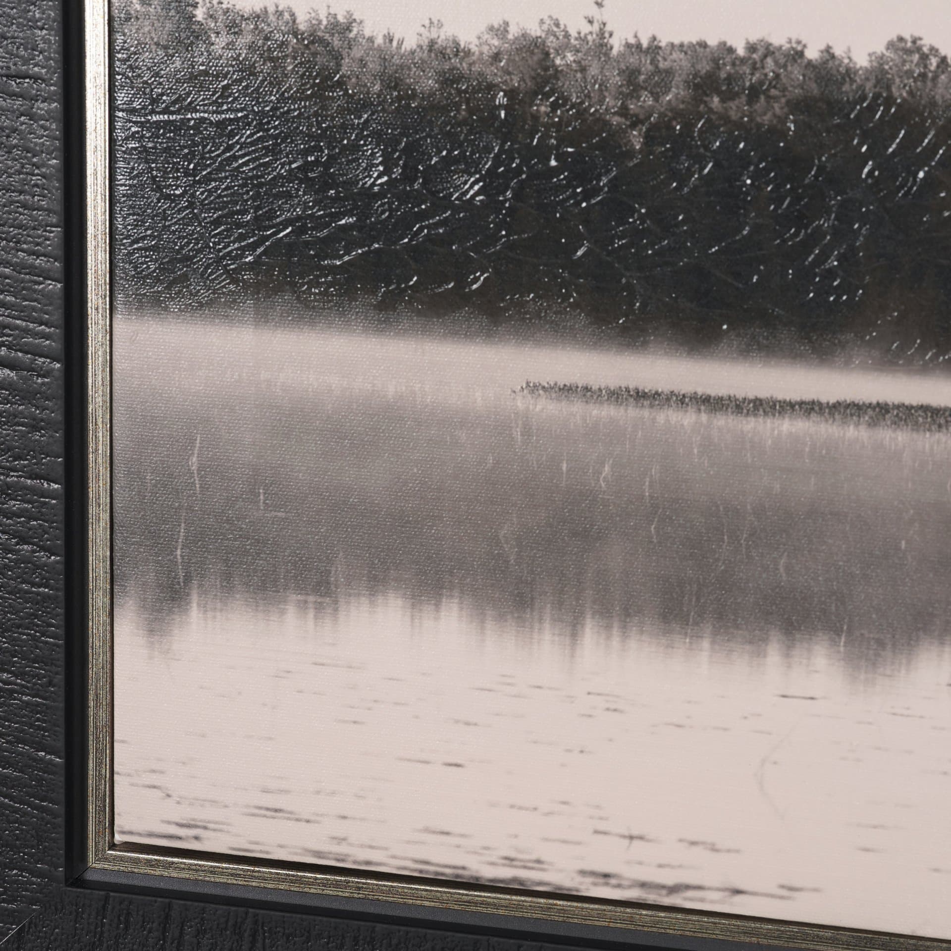 Waterway Wonder by Mike Toy Hand-Embellished Textured Framed Canvas Photo Print — product photograph