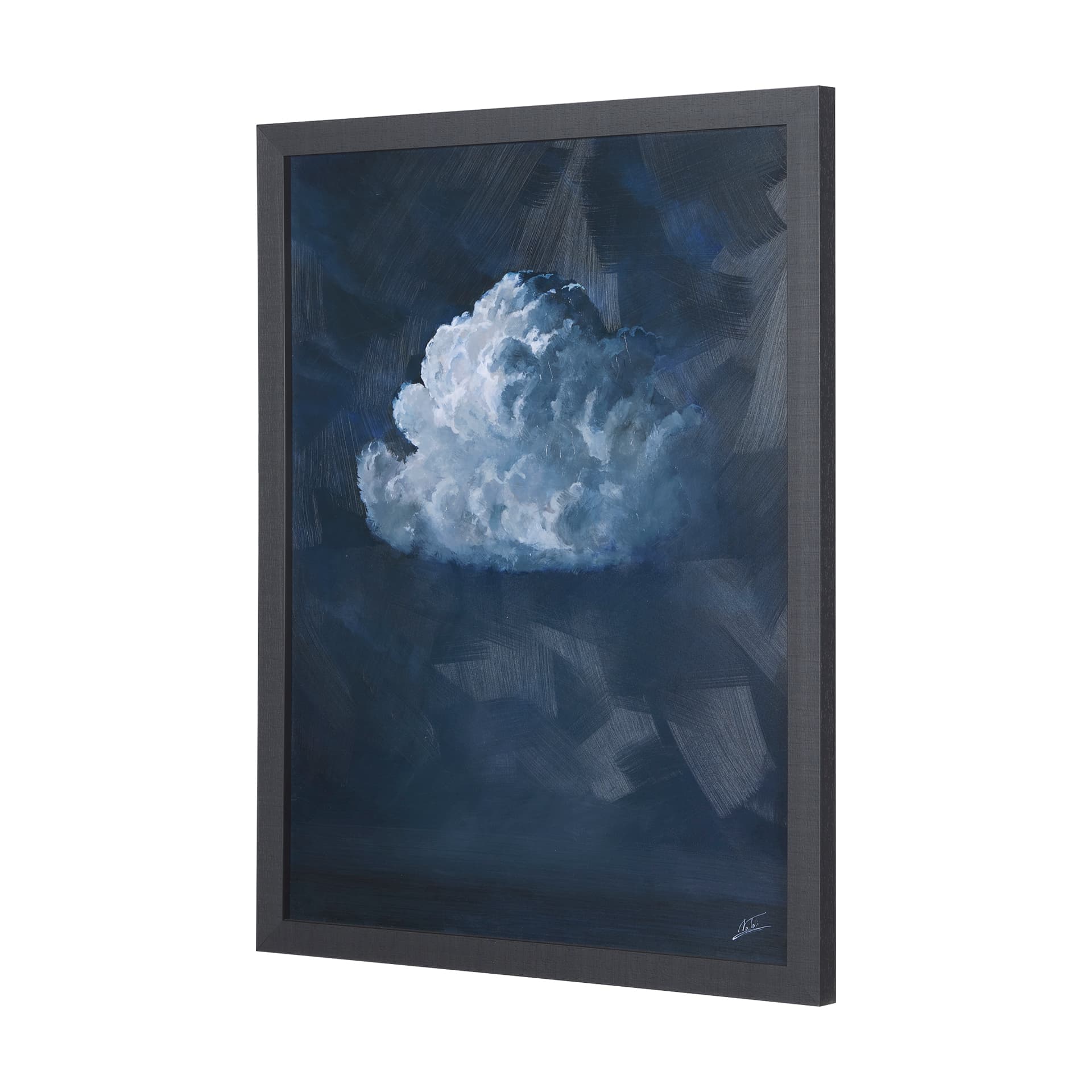 Night cloud I by Mercana Studio a Hand Embellished Textured Framed Art Print — product photograph