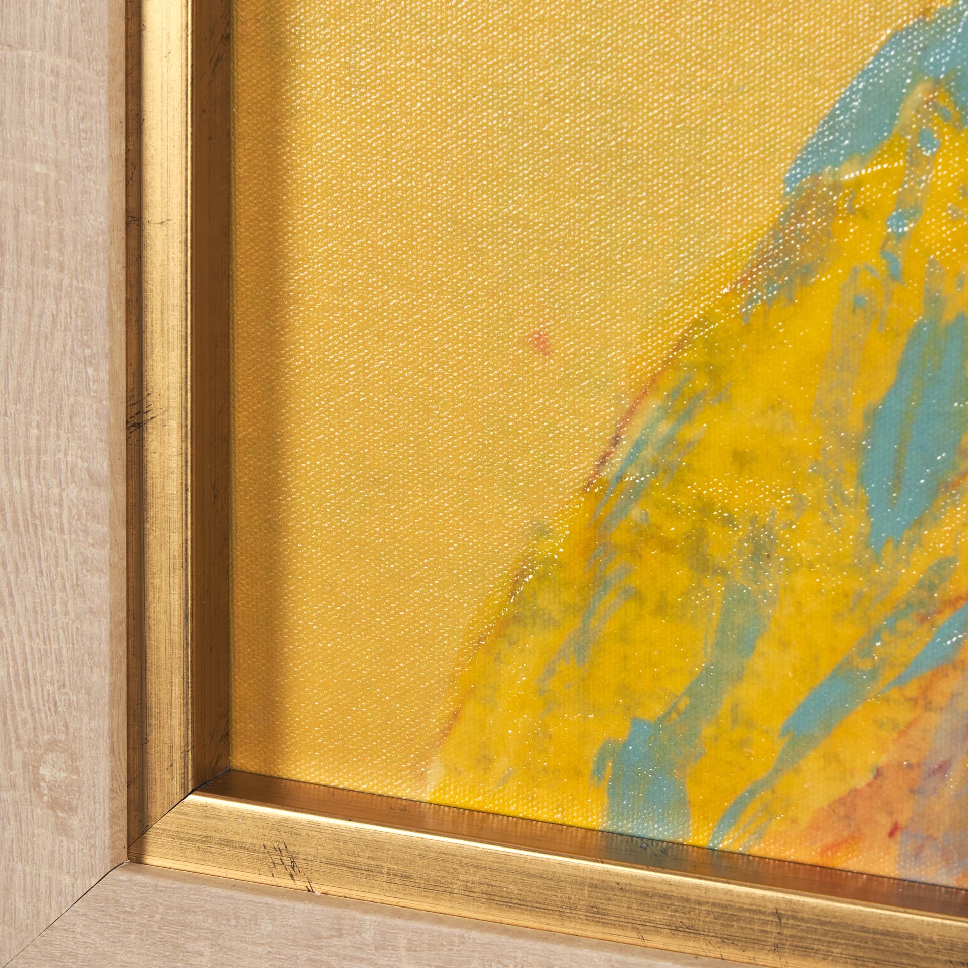 Bright Birds I by Roy Woodland a Hand Embellished Textured Framed Art Print — product photograph