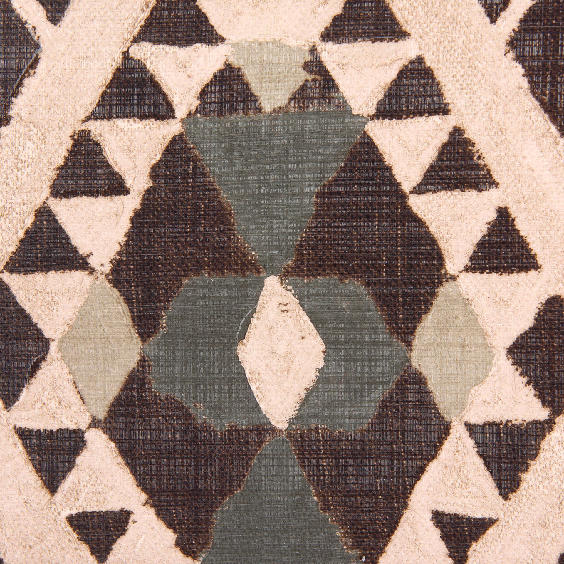Brown Tapestry V by Mercana Studio a Hand Embellished Textured Framed Art Print — product photograph