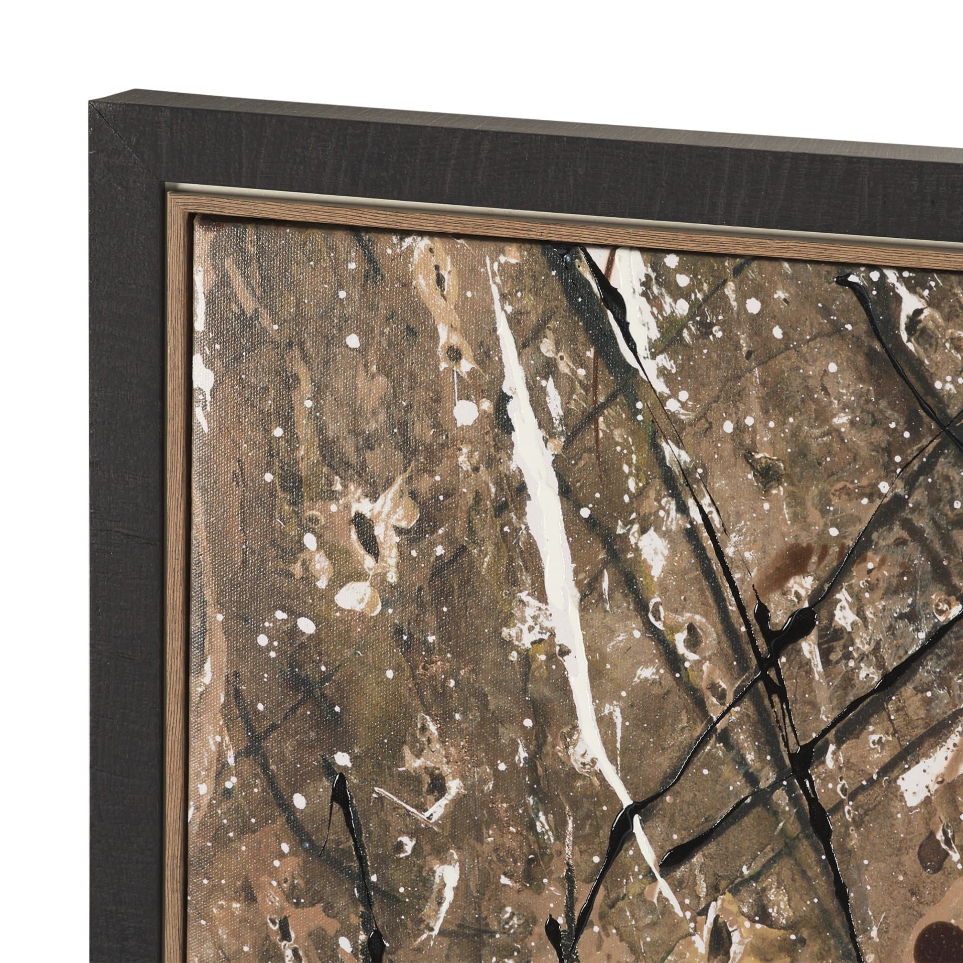 Chaos & Order V by Chad Warren a Hand Embellished Textured Framed Canvas — product photograph
