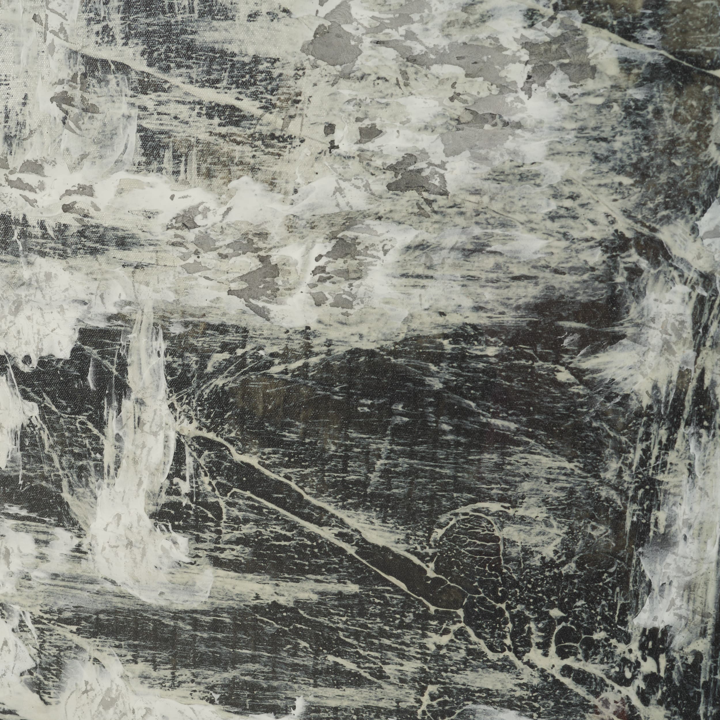 Rhythm & Balance II by Mercana Studio Hand-Embellished Textured Framed Artwork Matted under Glass — product photograph
