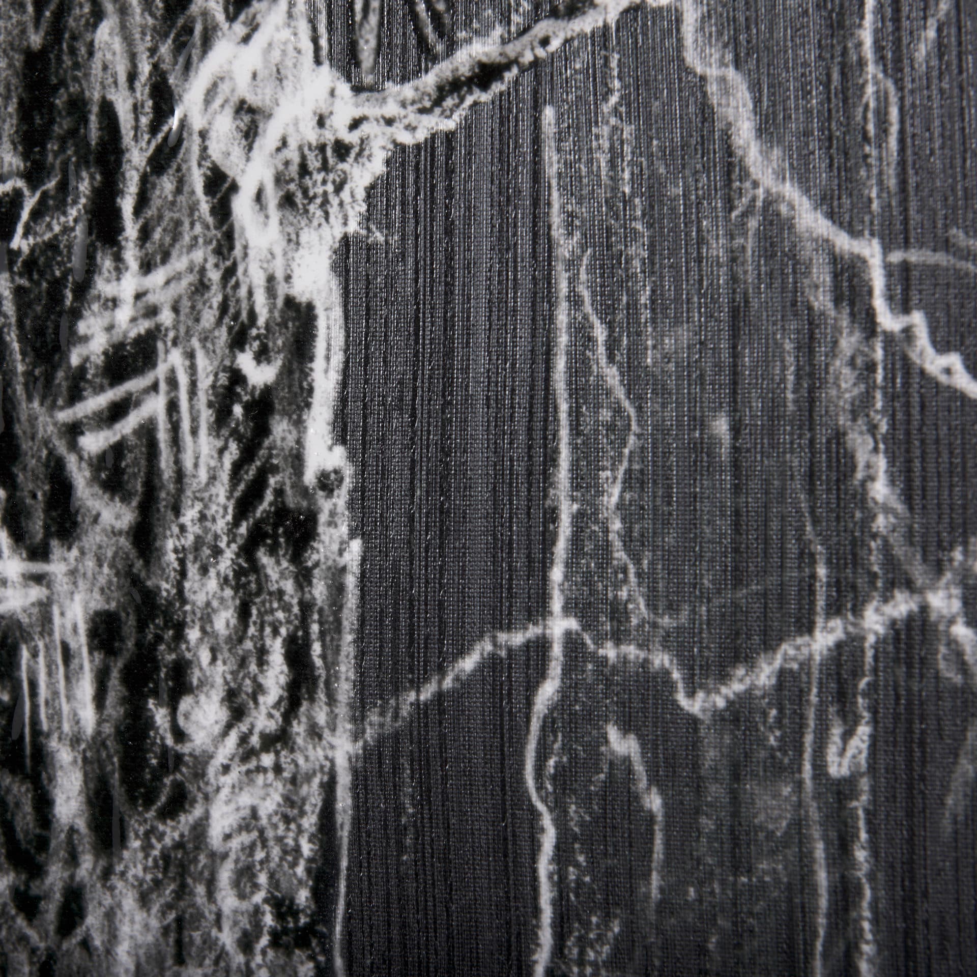 Forest BW II by Ariana a Hand Embellished Textured Canvas — product photograph