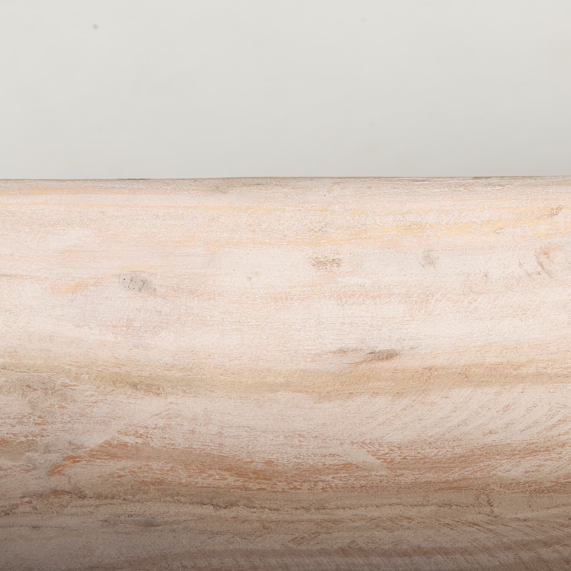 Athena Extra Large Oblong Light-Wash Reclaimed Wood Bowl — product photograph