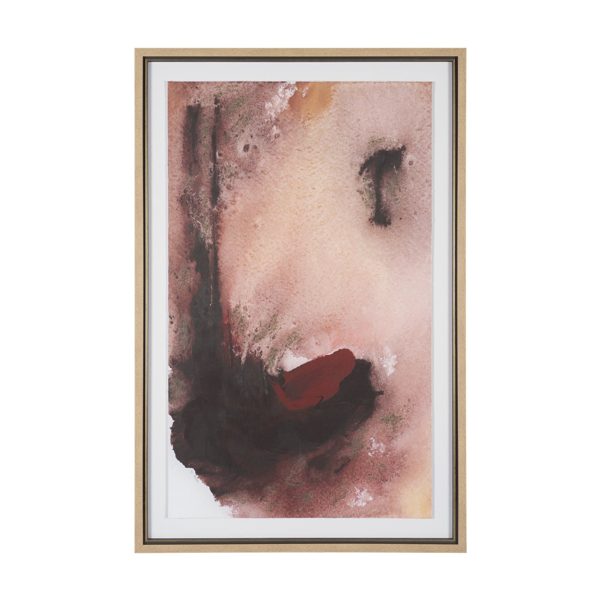 Let It Be by Ira Havuka Hand-Embellished Textured Framed Artwork Matted under Glass — product photograph