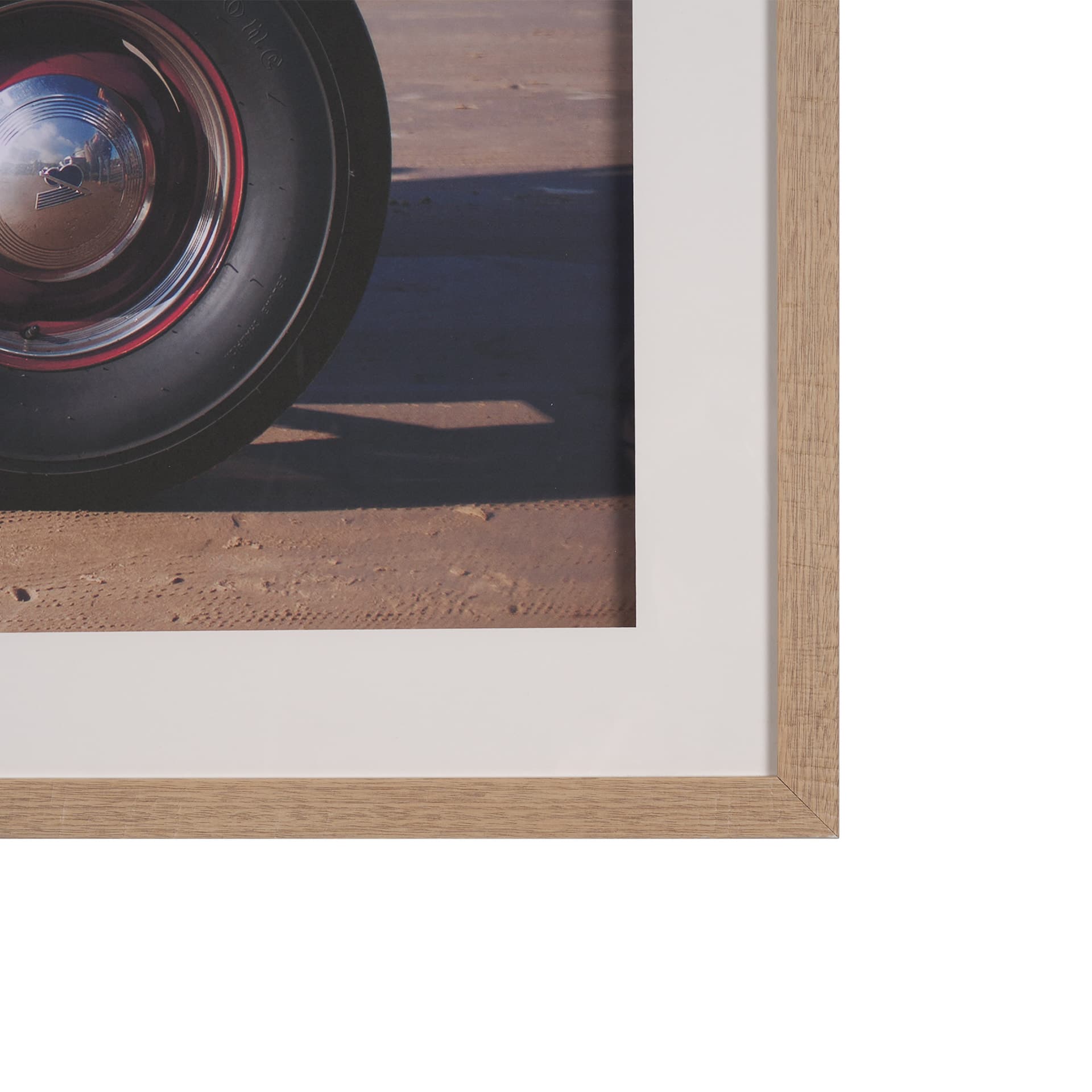 Retro Racing - Automobile by Ben Wood a Framed Photo Art Print Matted under Glass — product photograph