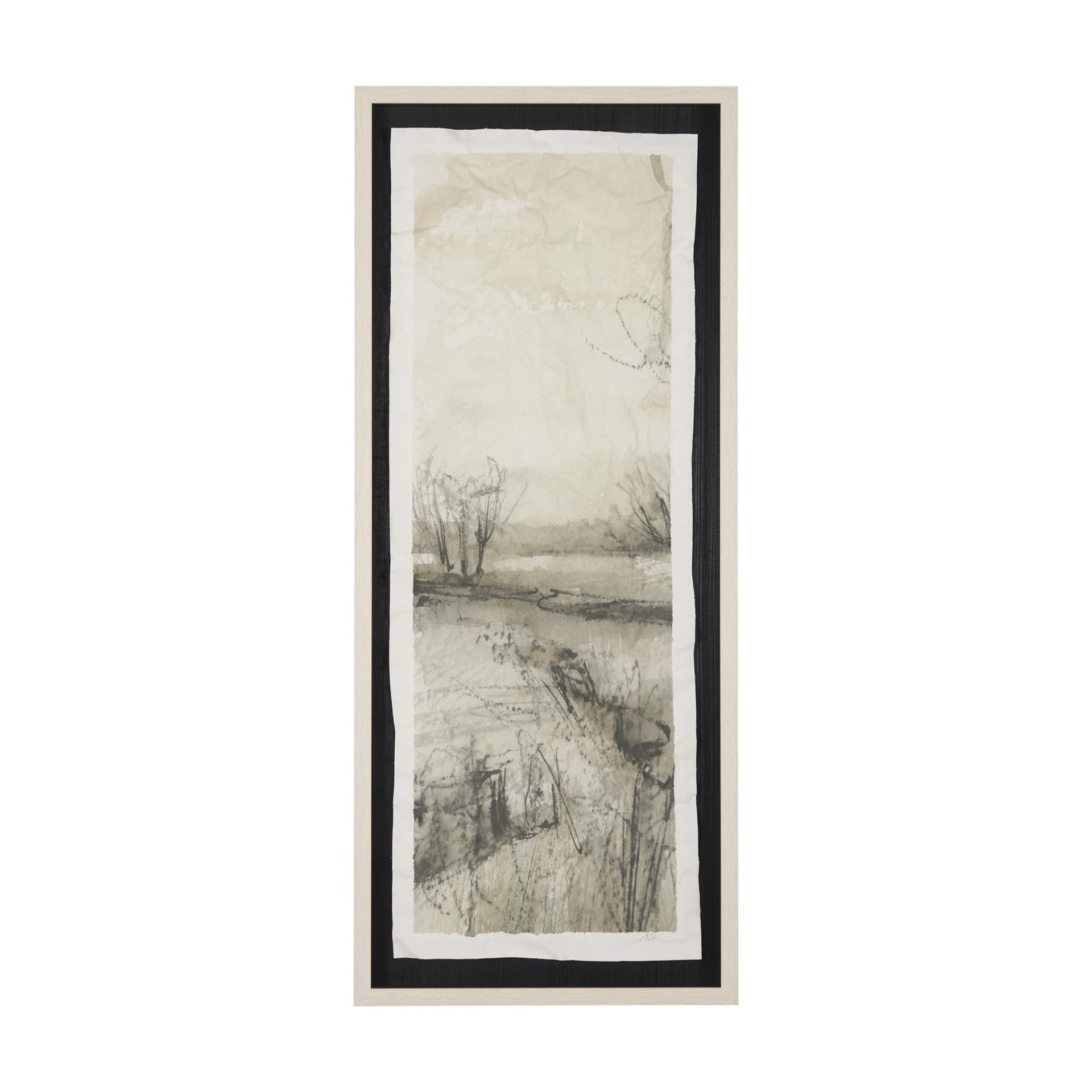Beyond the Rain I by Mercana Studio a Hand Embellished Framed Art Print Matted under Glass — product photograph