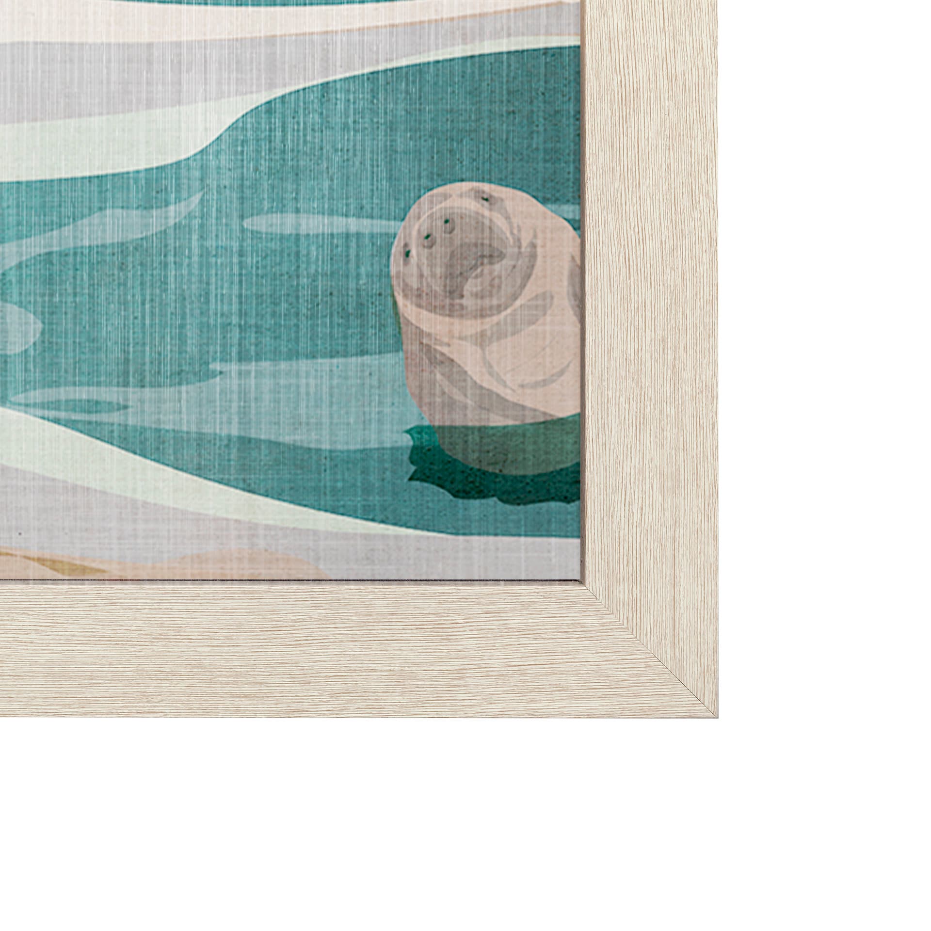 Florida Go USA (L) by Mercana Studio a Hand Embellished Decograph Framed Art Print — product photograph