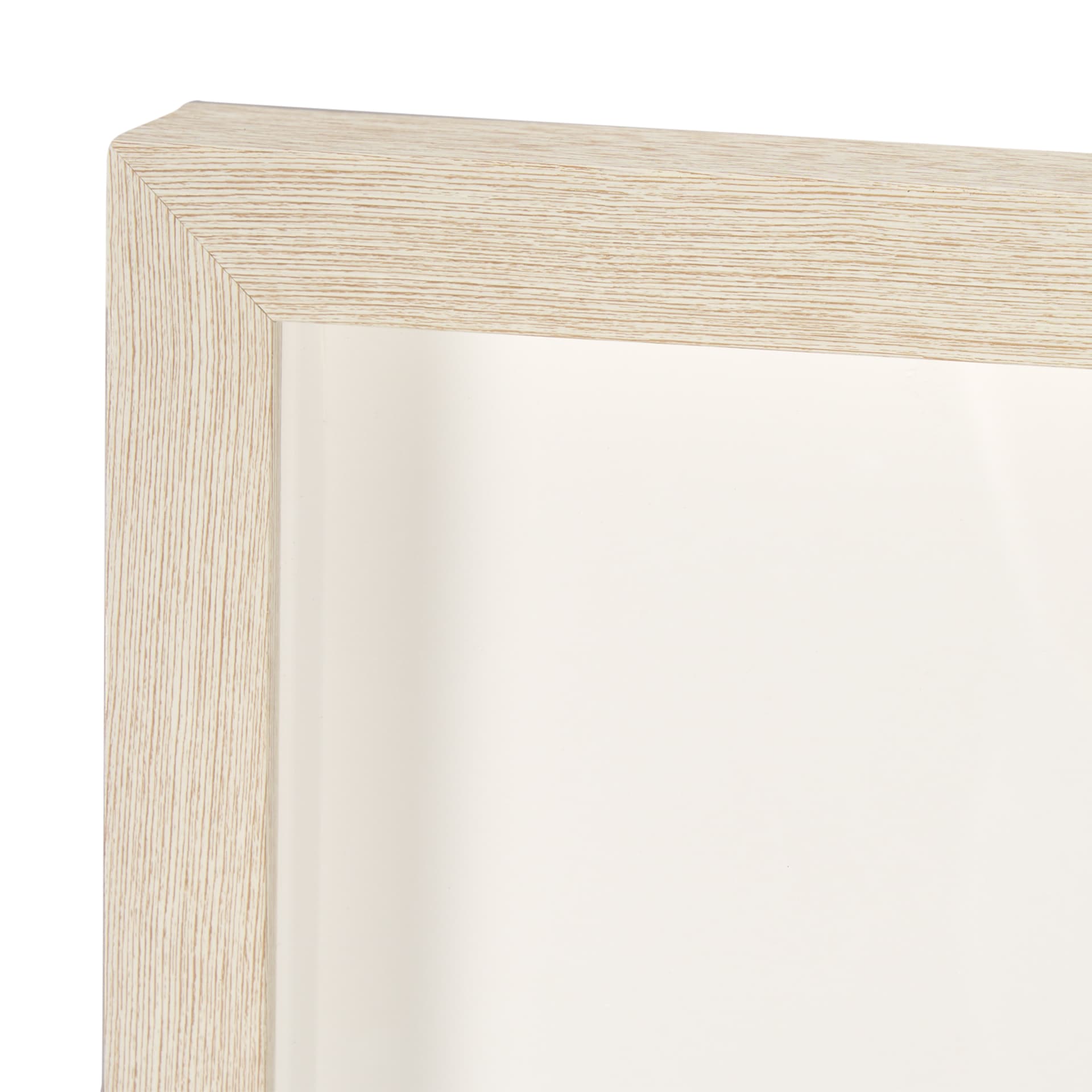 Whitewashed Expression by Studio M a handmade Original Framed Artwork under Glass — product photograph