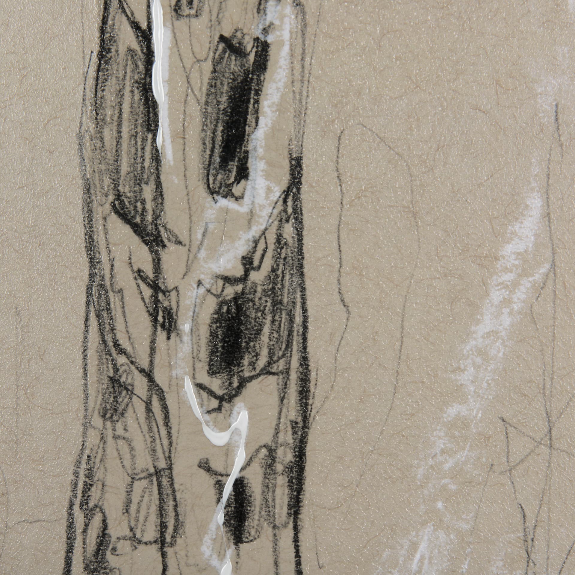 Sketch of Animal IV (Giraffe) by Mercana Studio Hand Embelished Framed Art Print Matted under Glass — product photograph