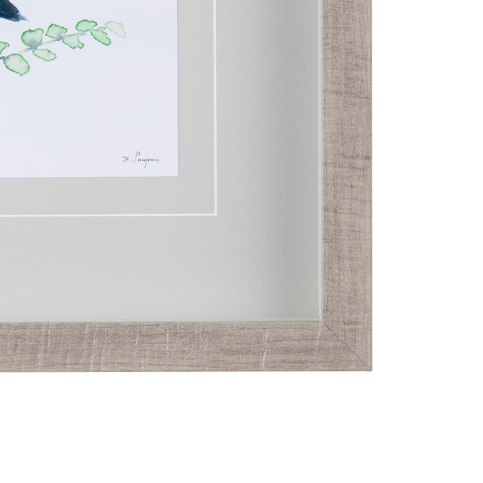 Rifleman III by Mercana Studio a Hand Embellished Textured Framed Art Print Matted under Glass — product photograph