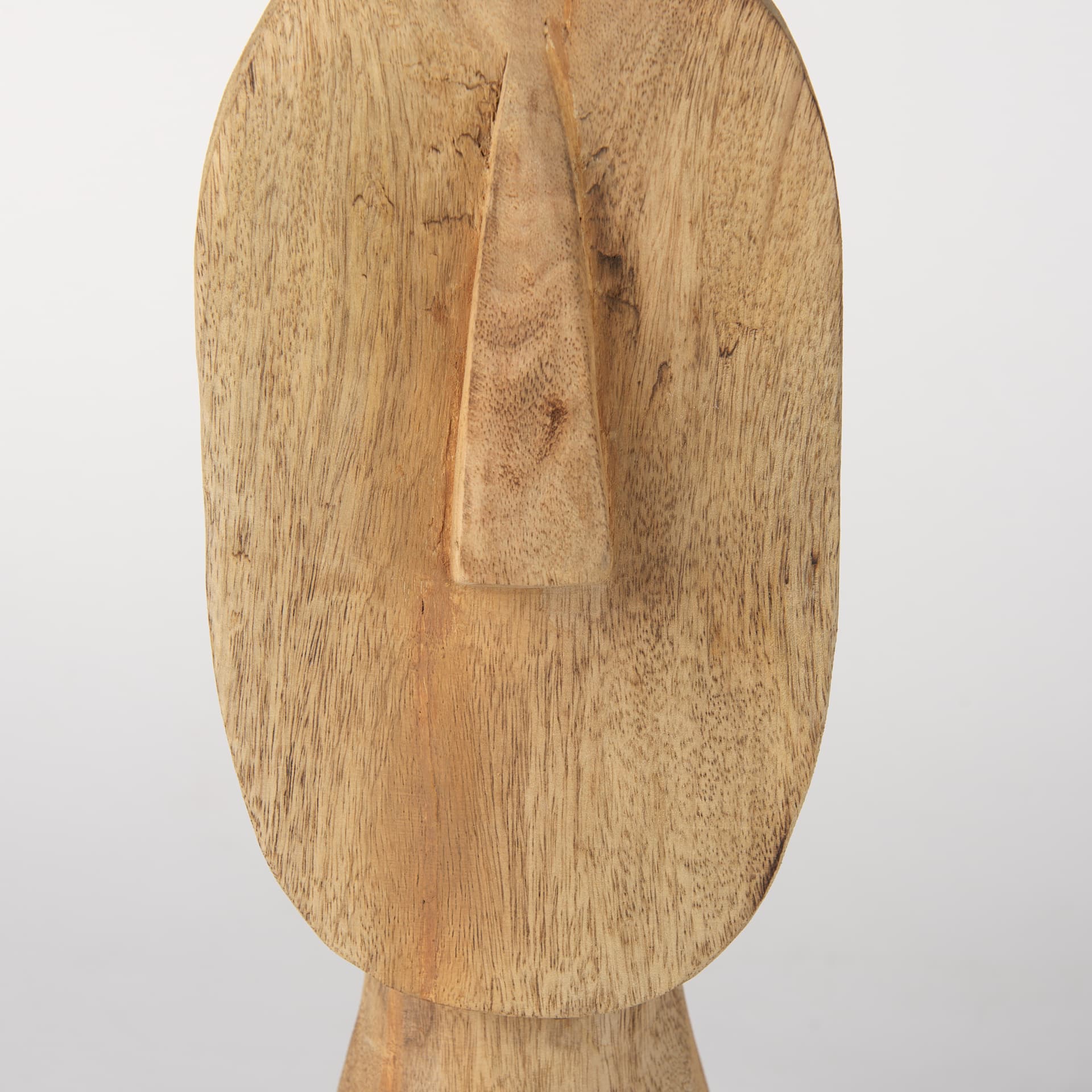 Ivan Large Wooden Head Sculpture — product photograph