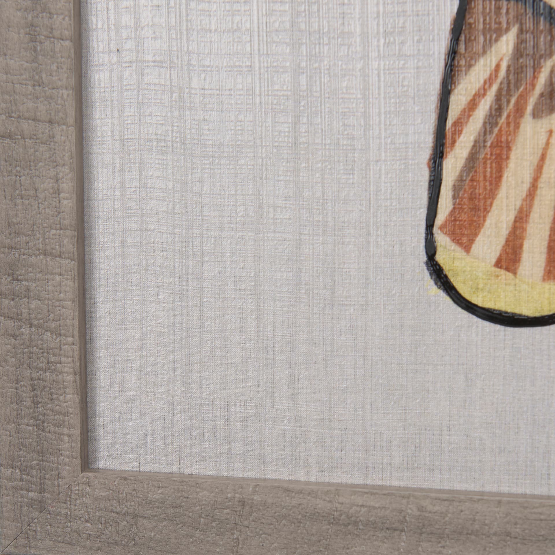 Moth I by Mercana Studio a Hand Embellished Textured Framed Art Print — product photograph