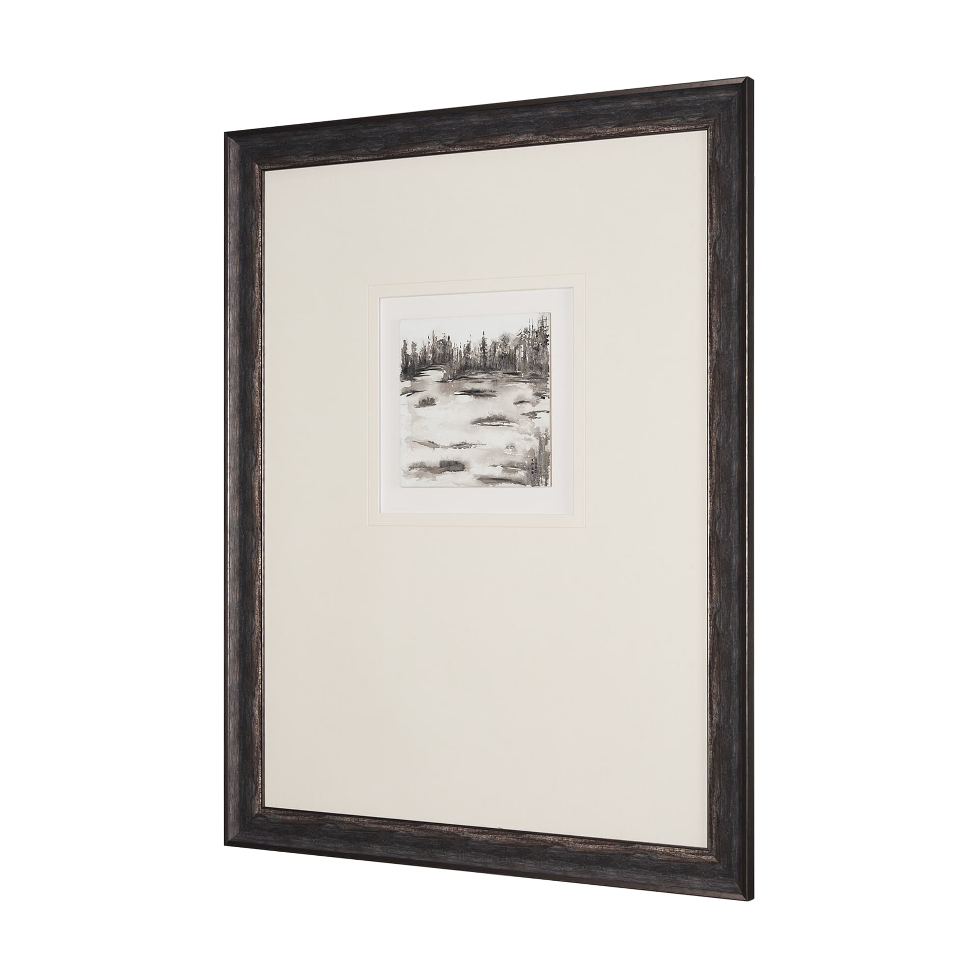 Meadow View by Studio M a handmade Original Framed Artwork under Glass — product photograph