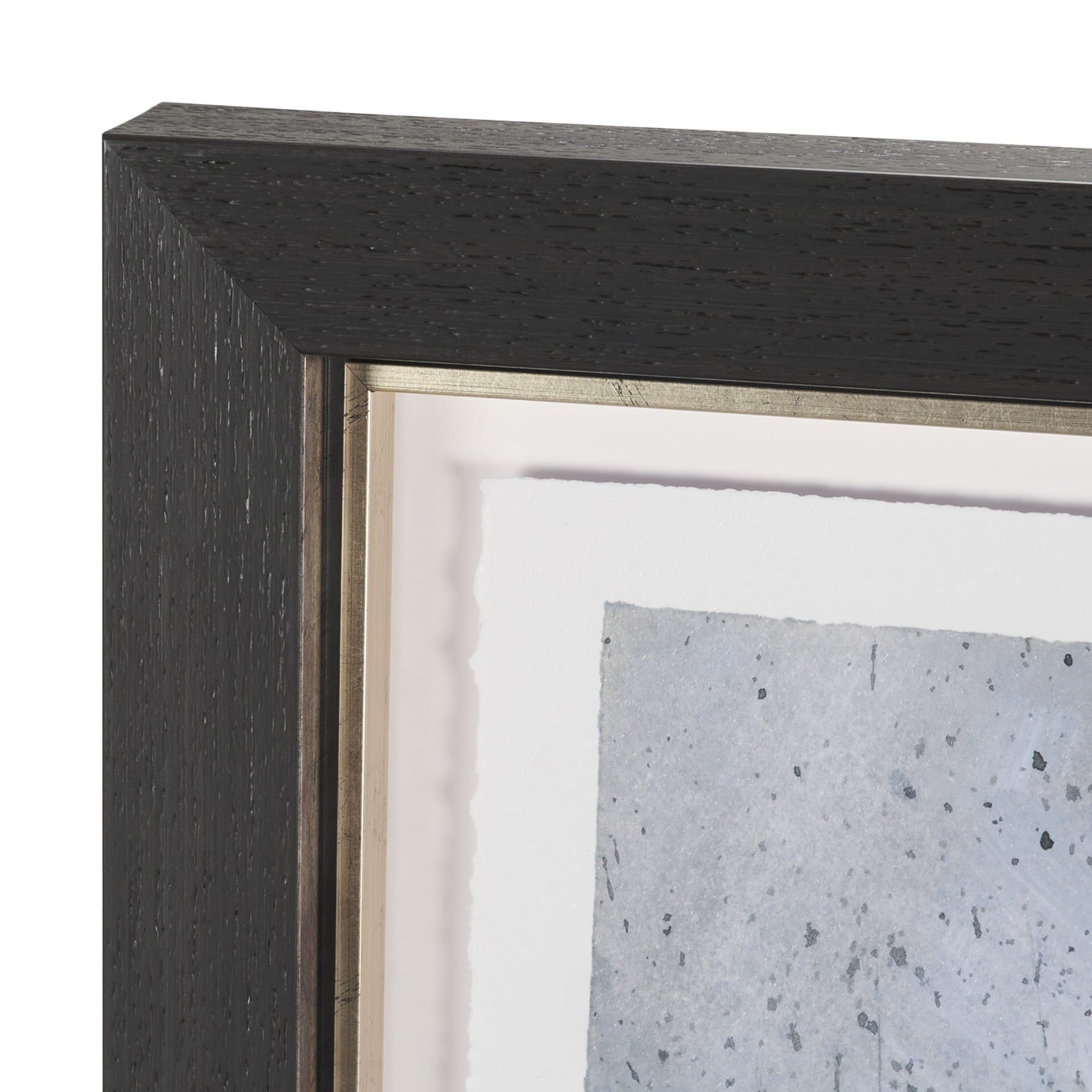 Brook and Willows II by Mercana Studio Hand Embelished Textured Framed Artwork Matted under Glass — product photograph