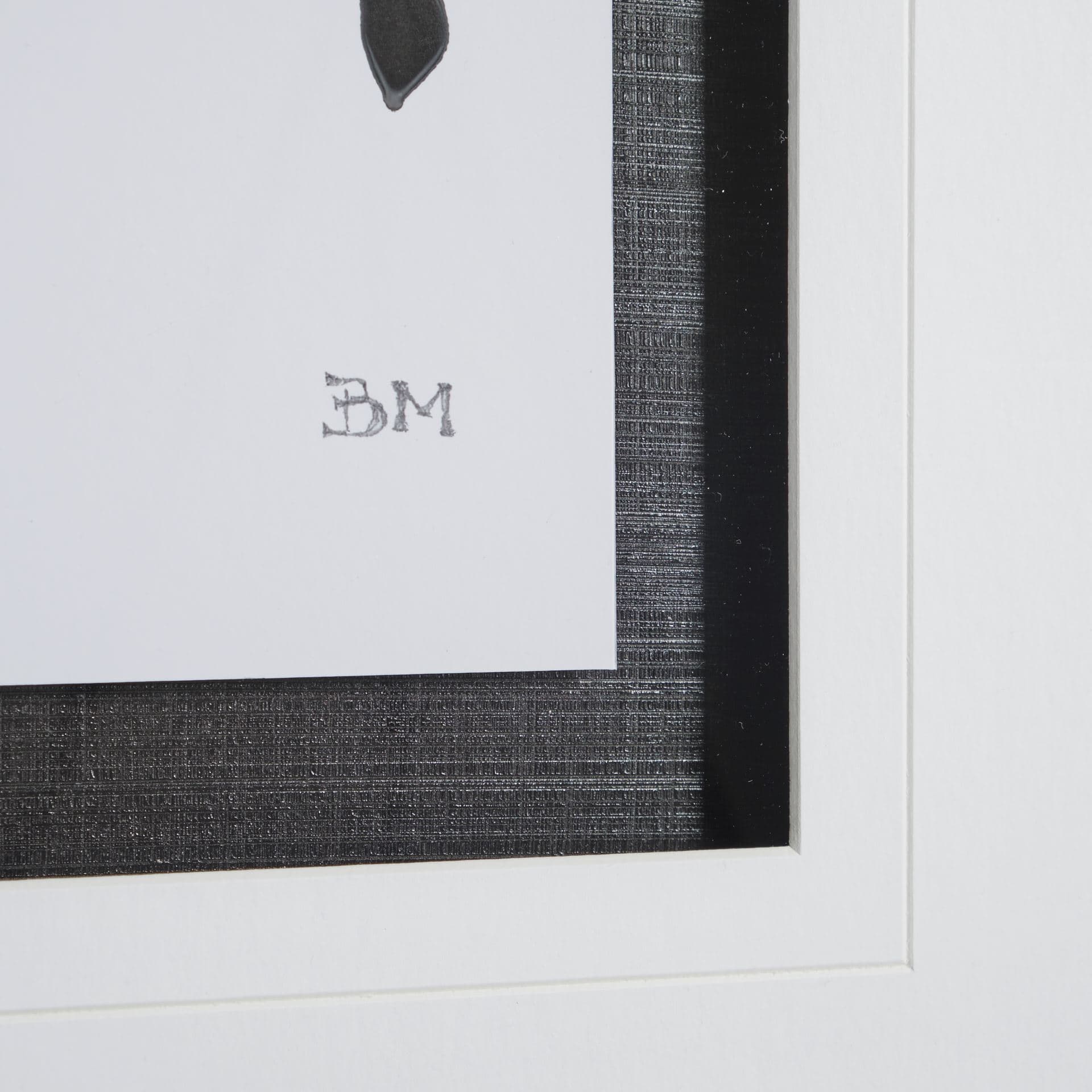 Ancient Notes I by Mercana Studio a Hand Embellished Textured Framed Art Print Matted under Glass — product photograph