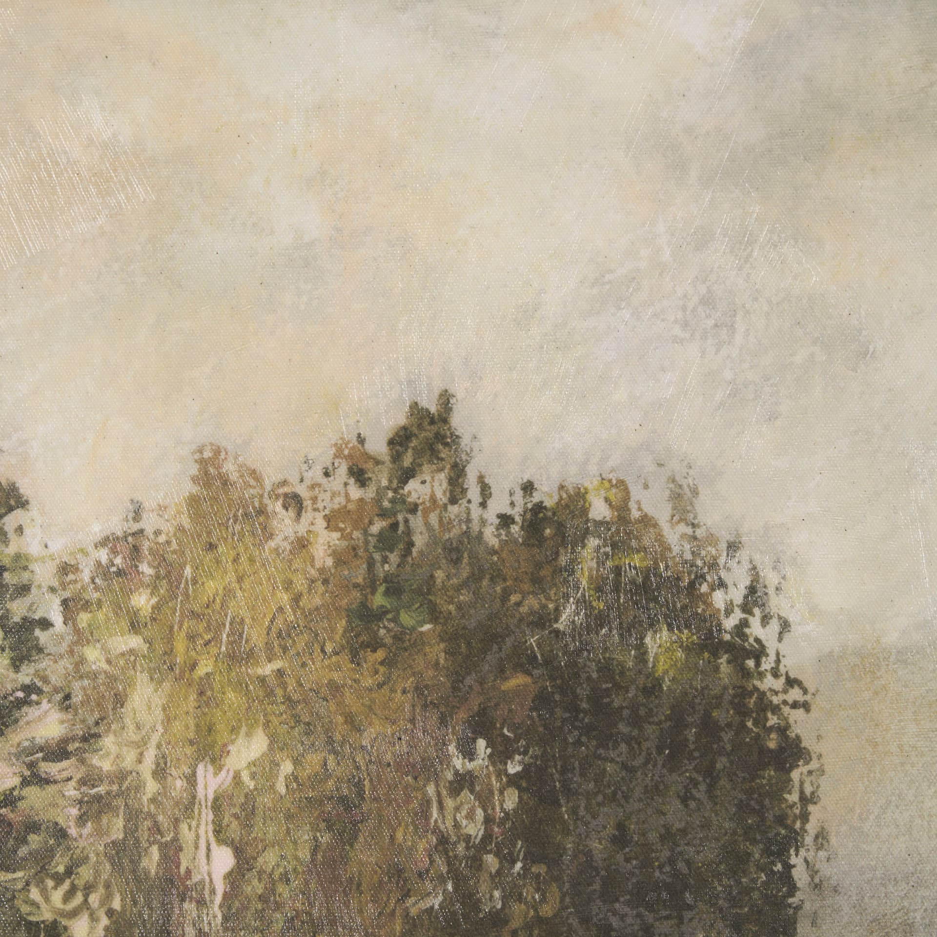 Old Style Landscape IV by Mercana Studio a Hand Embellished Framed Art Print — product photograph
