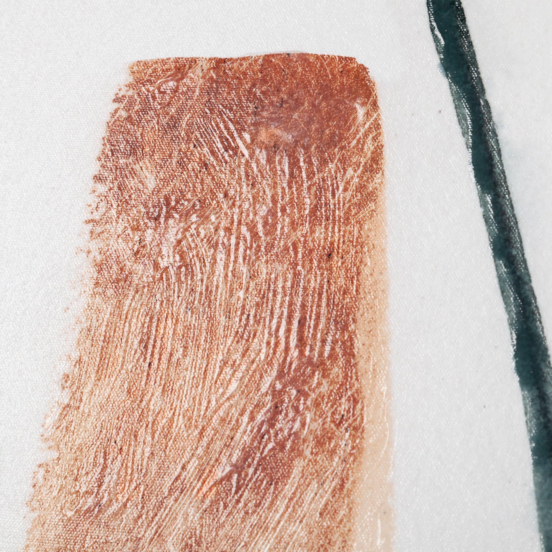 Masque I by Victoria Barnes a Hand Embellished Textured Canvas — product photograph