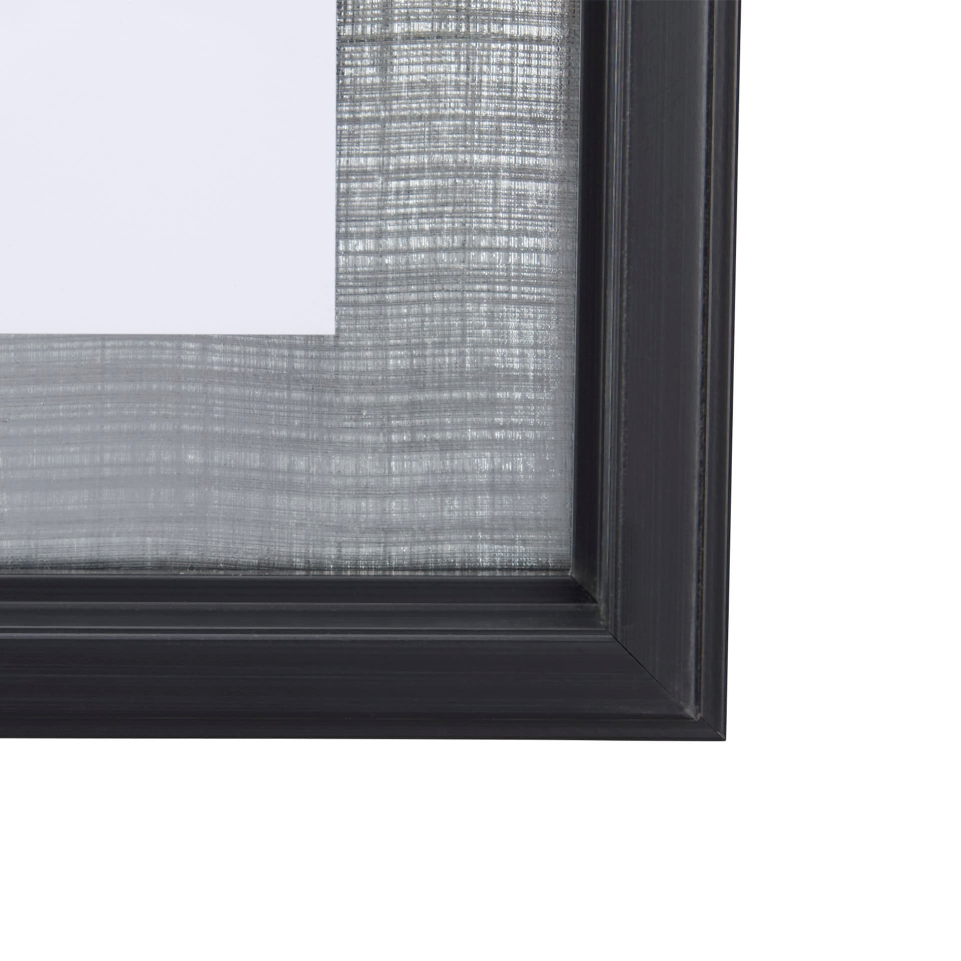 Lines III by Mercana Studio a Hand Embellished Textured Framed Art Print Matted under Glass — product photograph