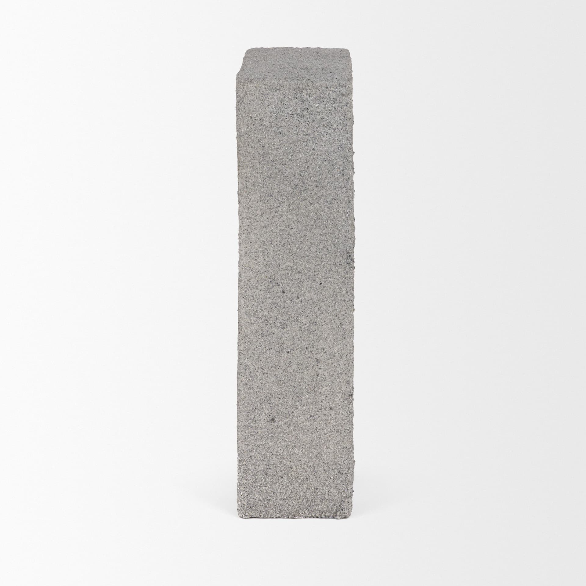 Kacia Resin Textured Concrete Gray Decorative Object — product photograph