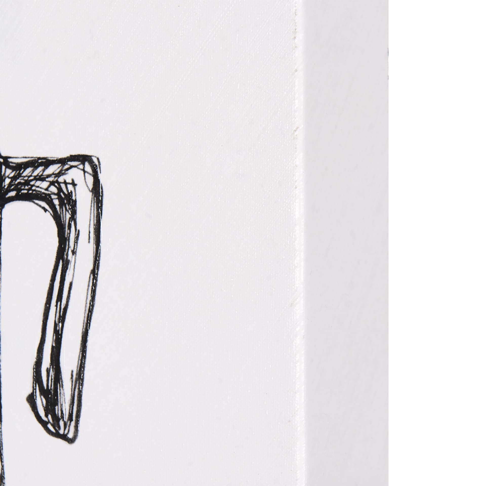French Press by Mercana Studio a Hand Embellished Textured Canvas — product photograph