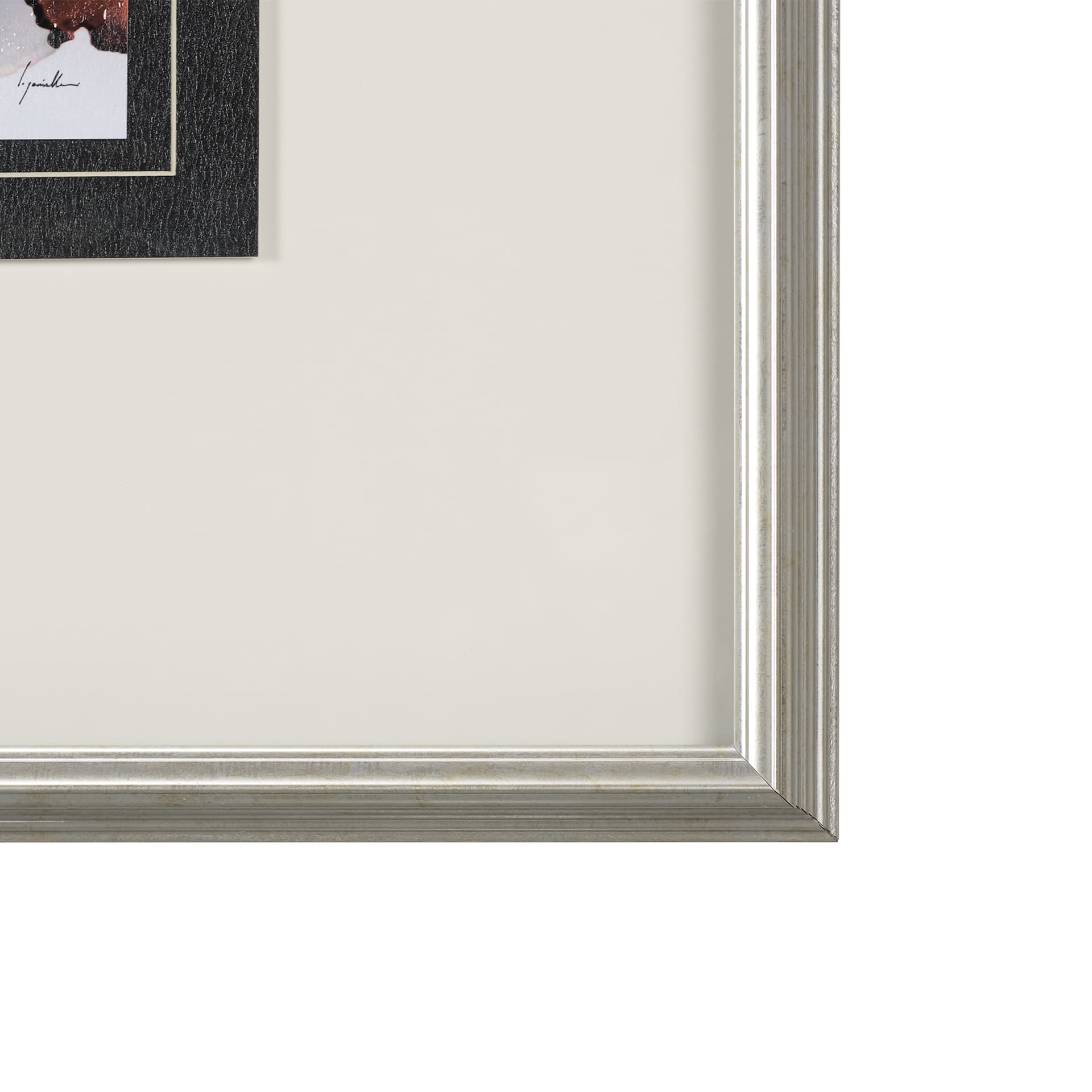 Shimmering Night II by Mercana Studio Hand Embellished Textured Framed Art Print Matted under Glass — product photograph