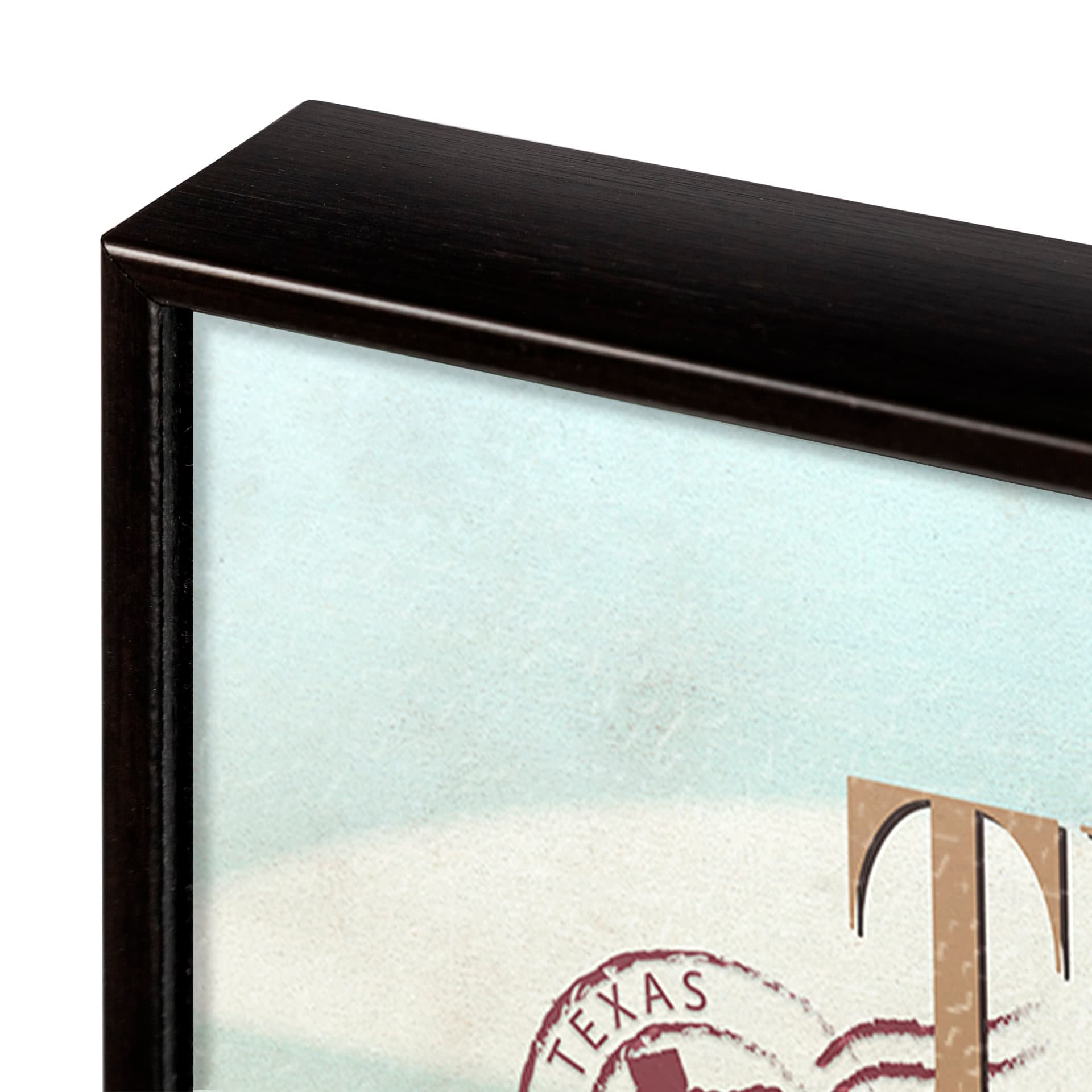 Texas Go USA (SM) by Mercana Studio a Hand Embellished Decograph Framed Art Print — product photograph