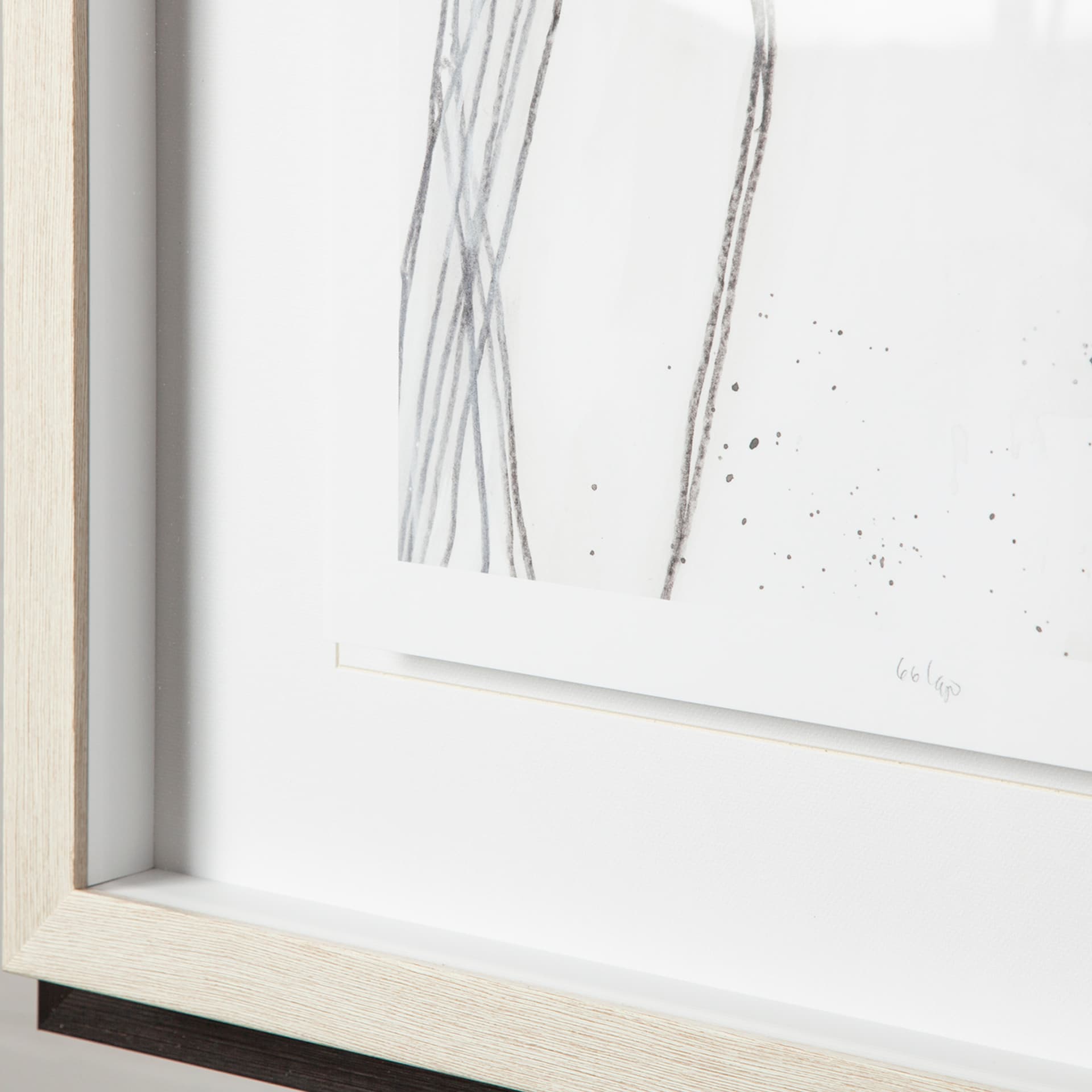 Custom Abstract Logic III by June Vess a Framed Art Print Matted under Glass — product photograph