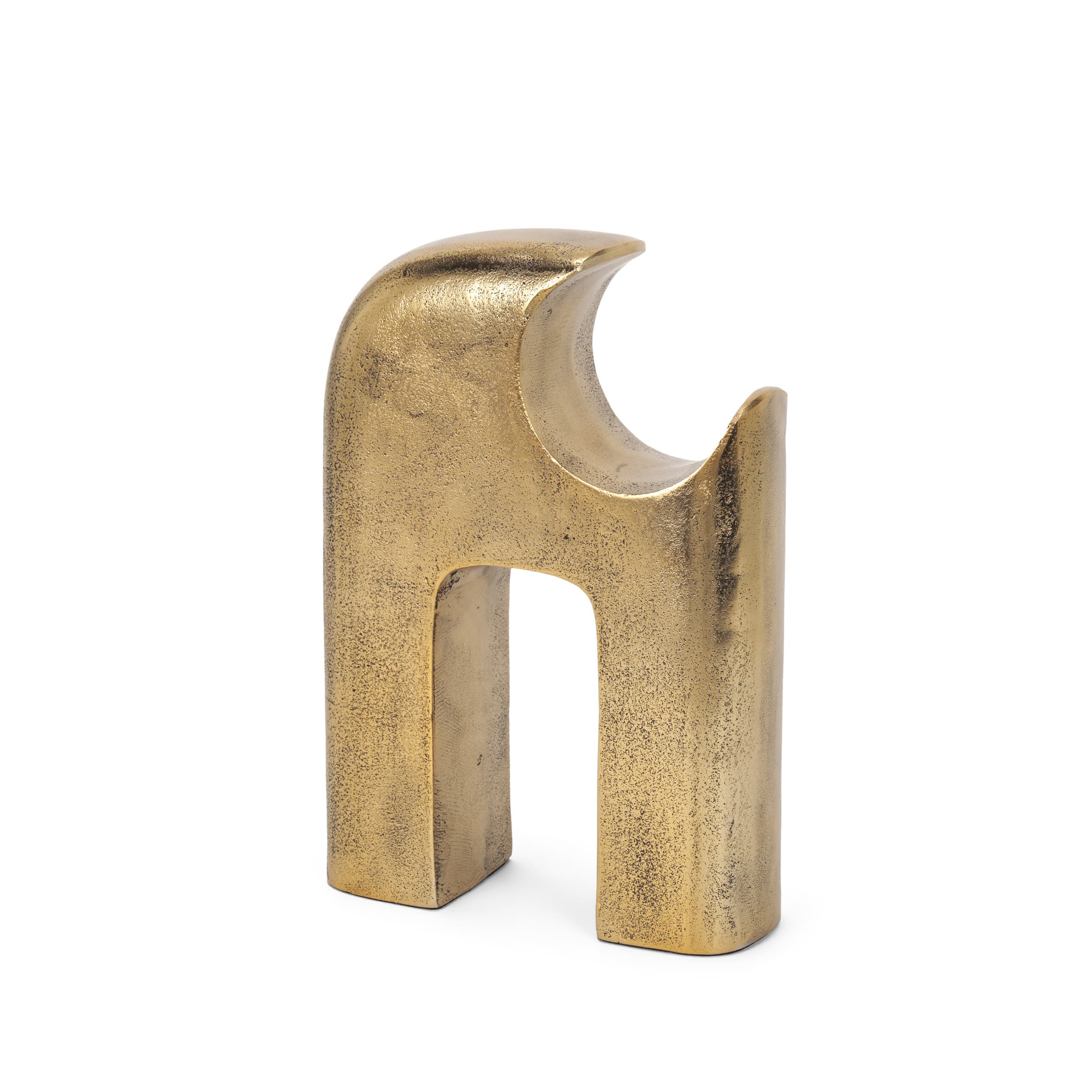 Renni Antiqued Brass Small Decorative Sculpture — product photograph