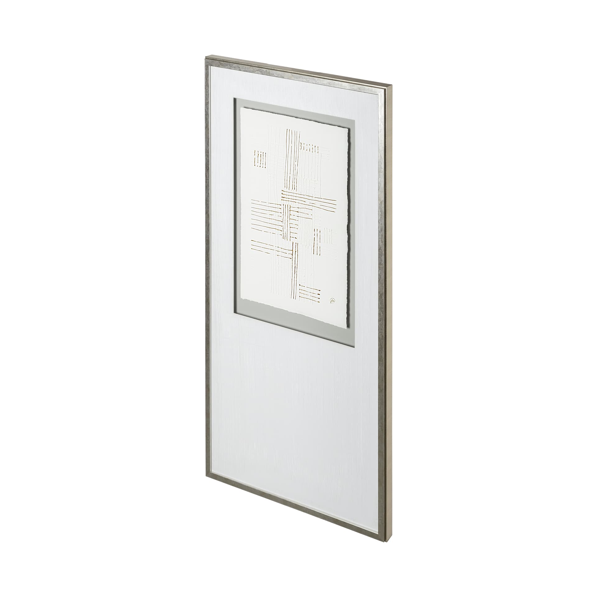 Stave I by Studio M a handmade Original Framed Artwork under Glass — product photograph