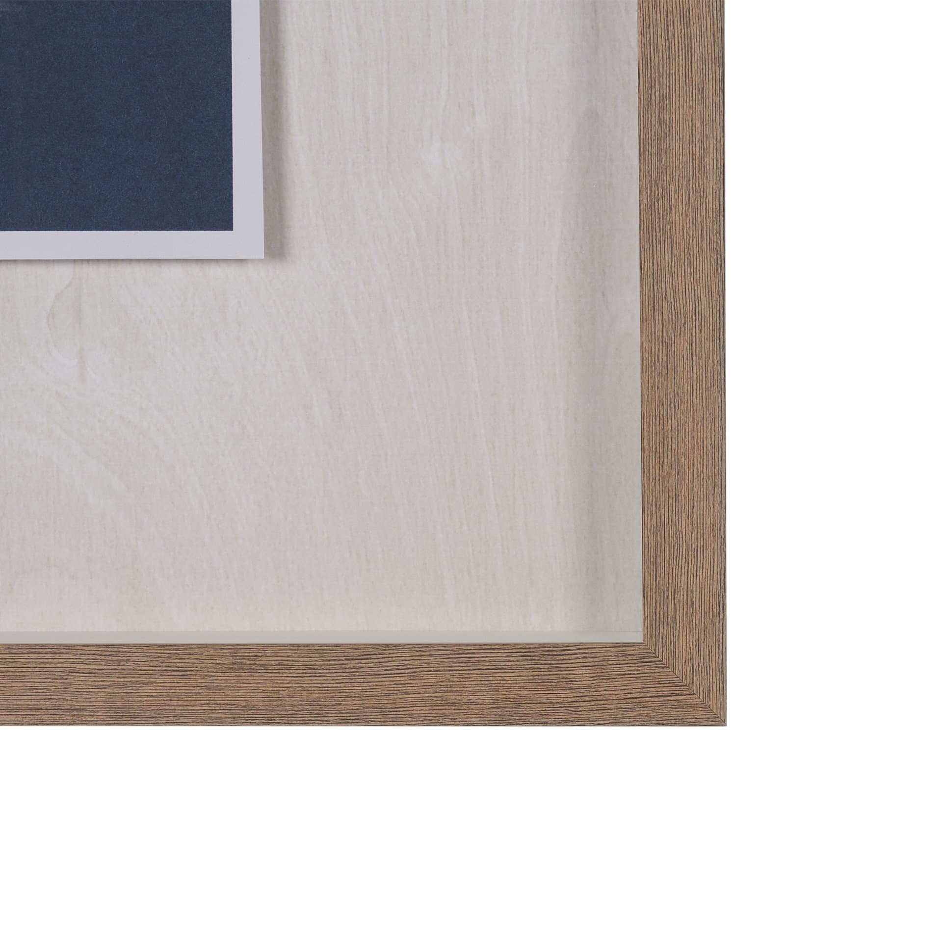 Square Knot by Mercana Studio Hand-Embellished Framed Artwork Matted under Glass — product photograph